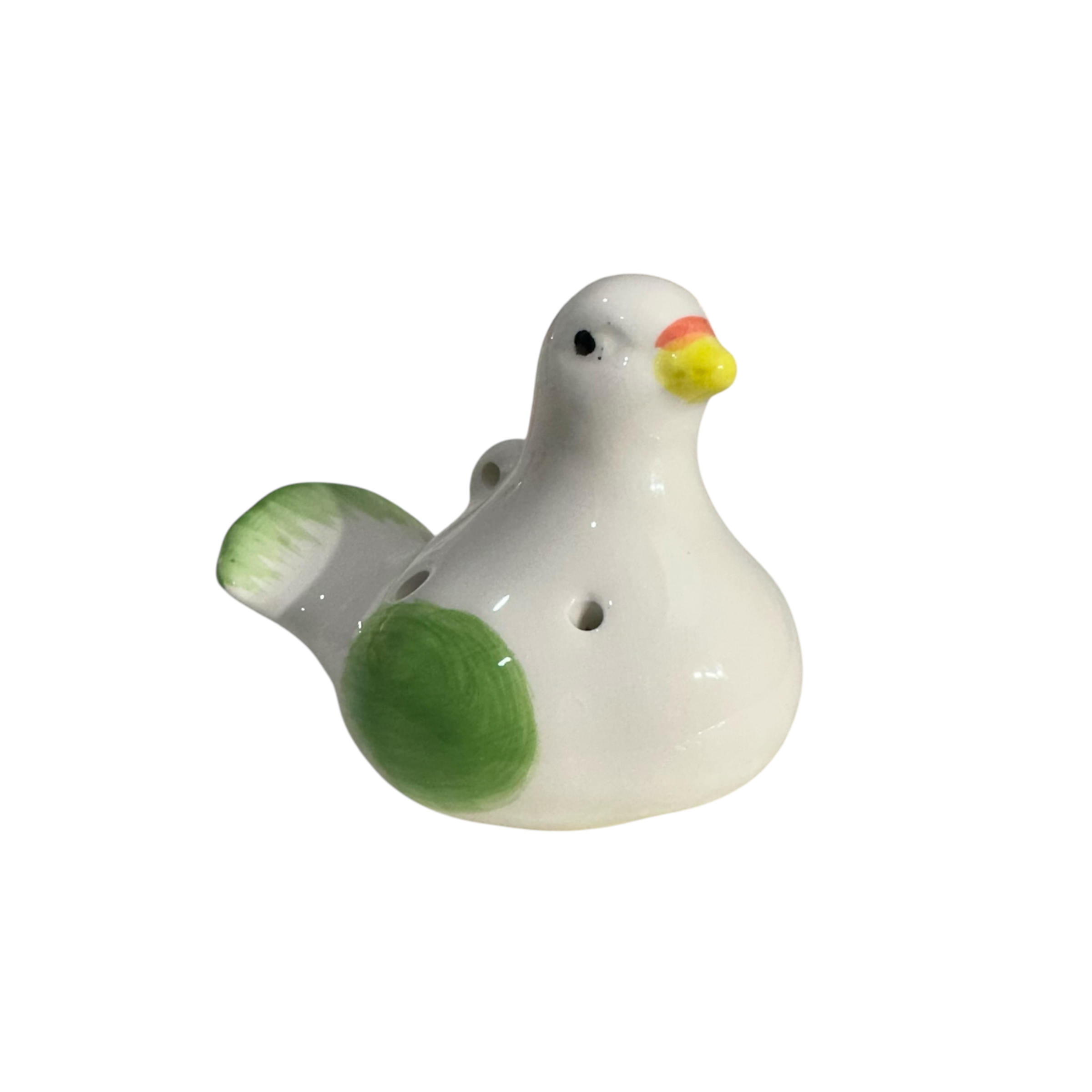 Ceramic Bird Water Whistle – Green Wing