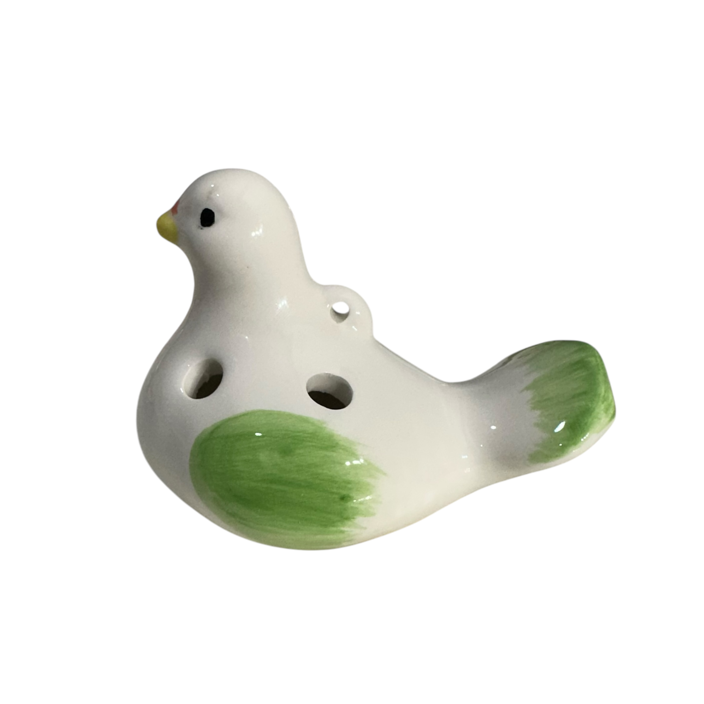 Ceramic Bird Water Whistle – Green Wing