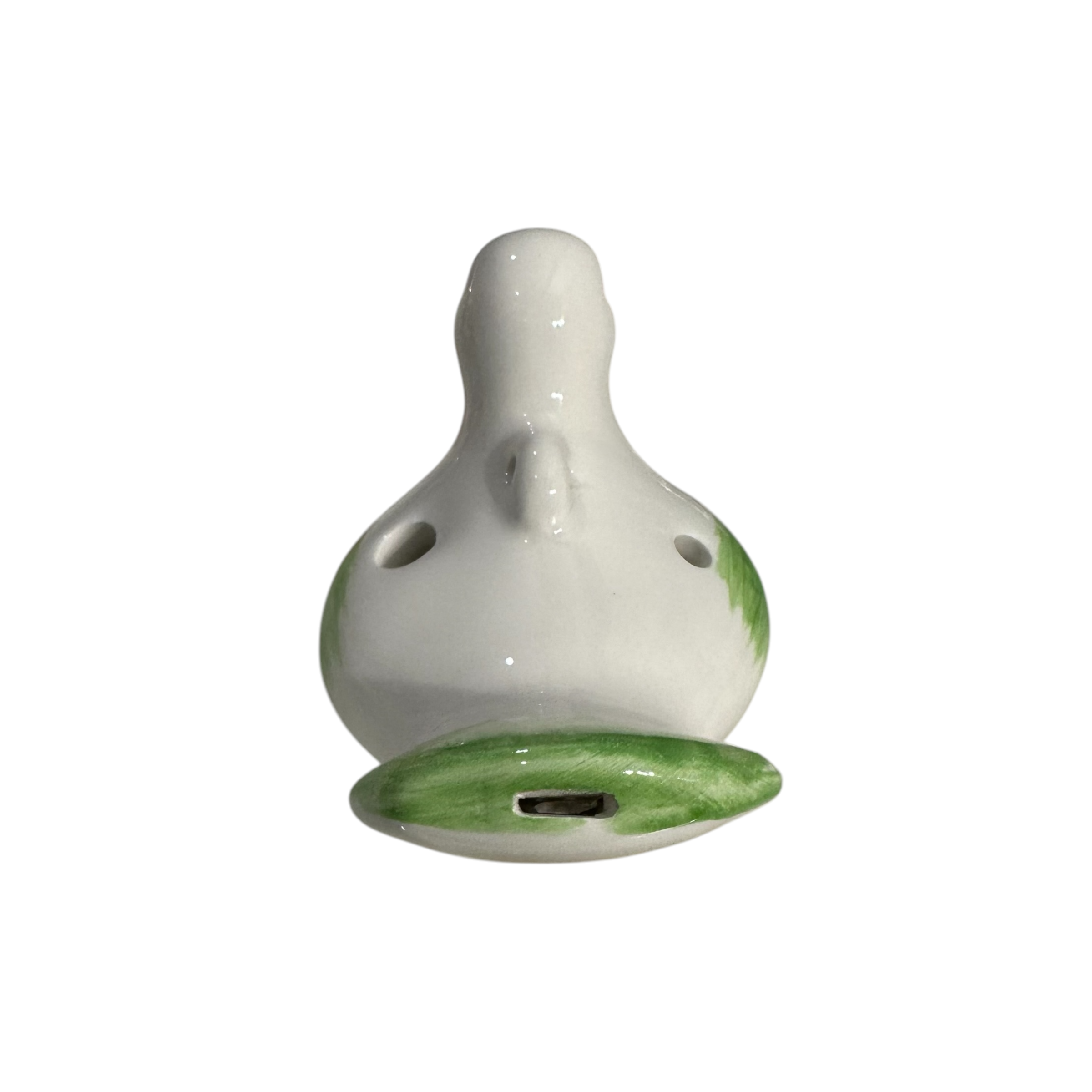 Ceramic Bird Water Whistle – Green Wing