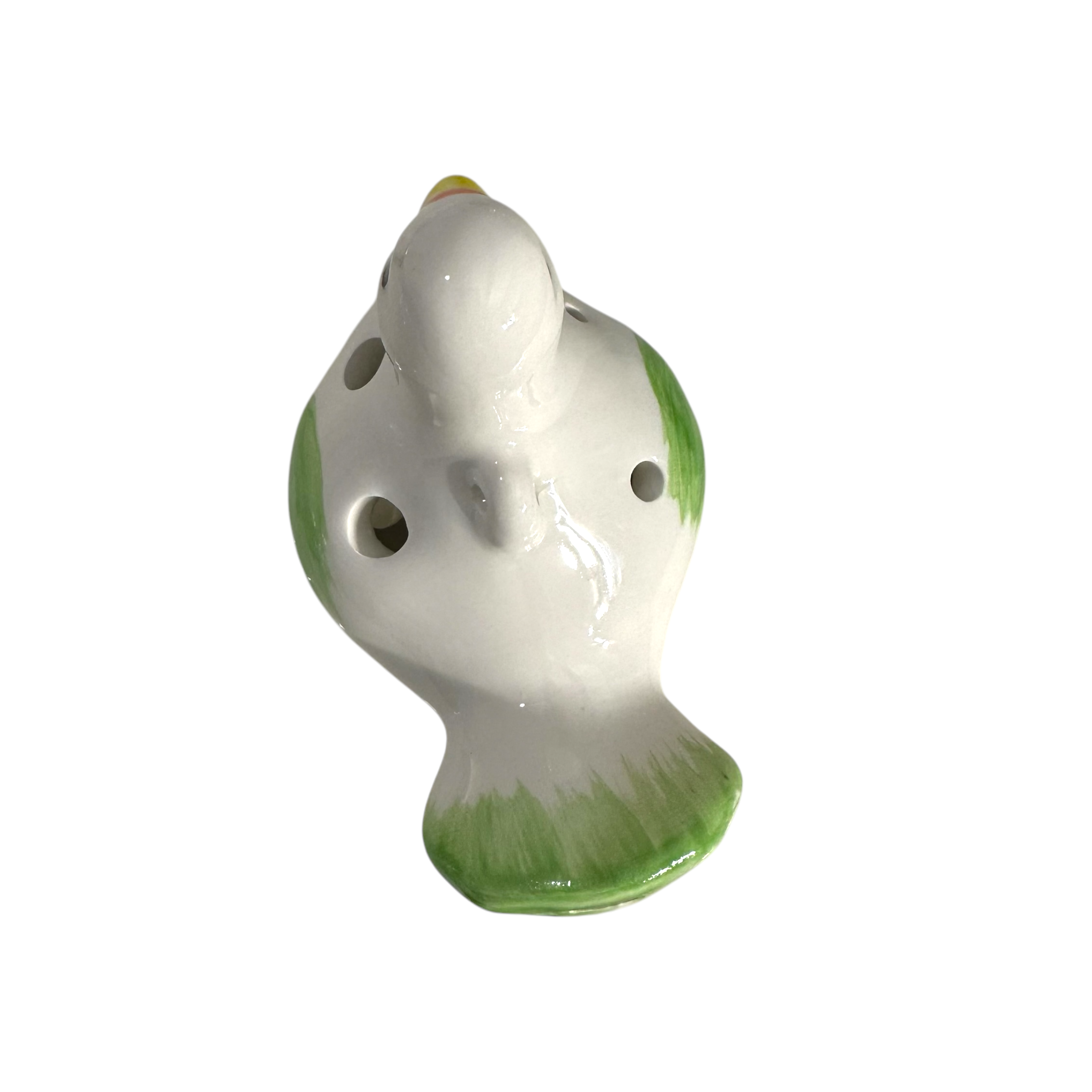 Ceramic Bird Water Whistle – Green Wing