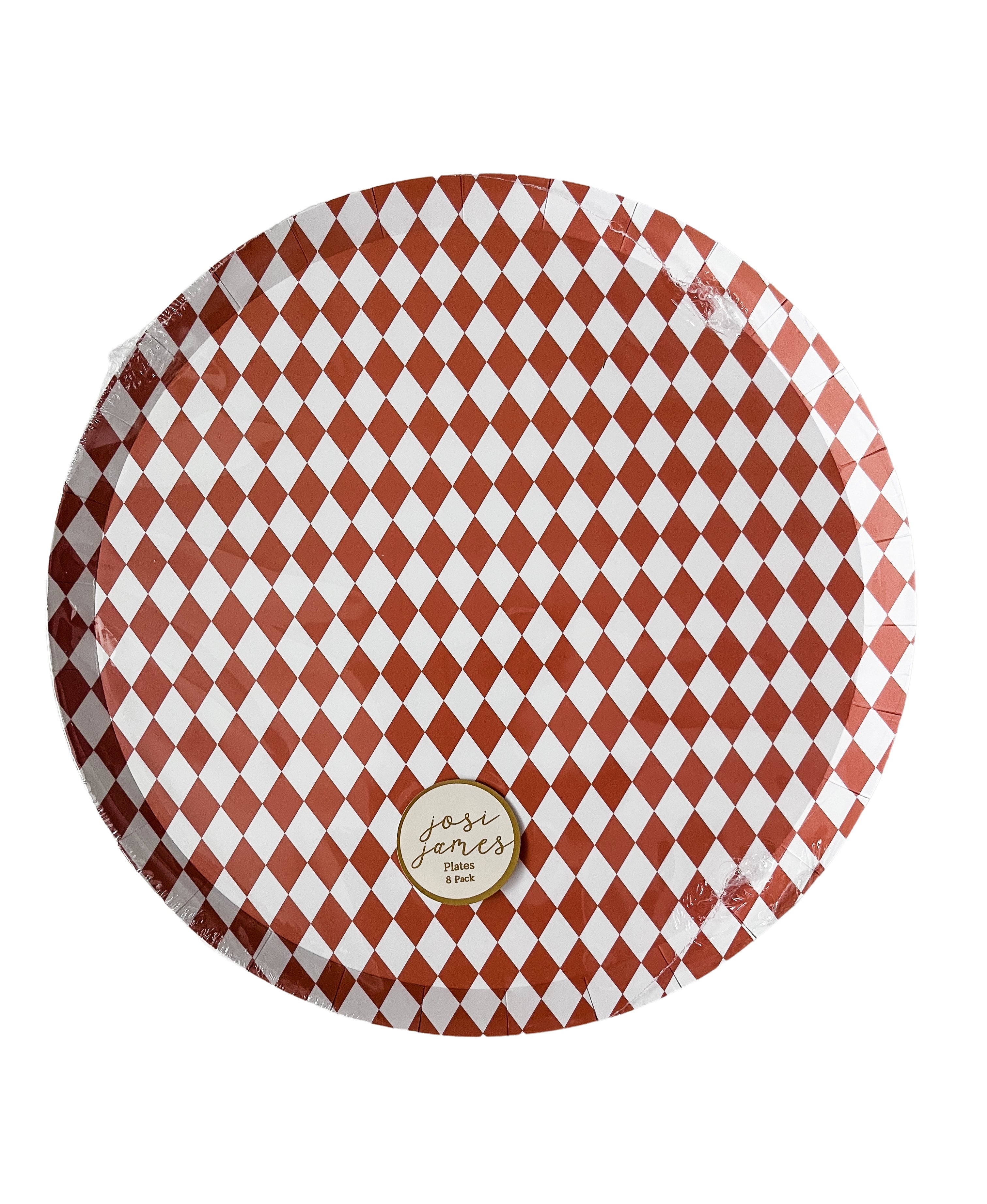 Orange Bavarian Check Plate, Xl