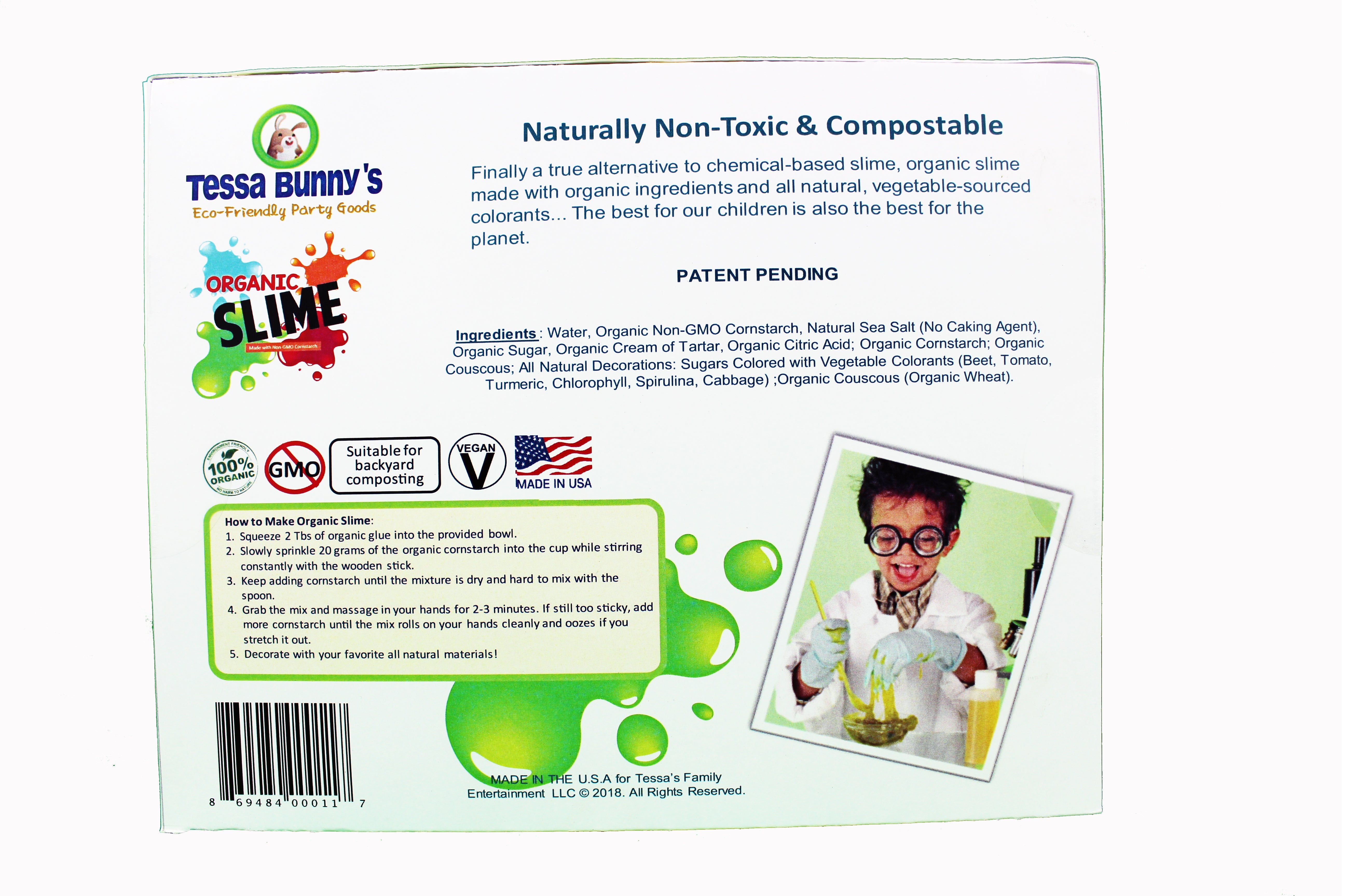 Organic Slime "starter" Kit