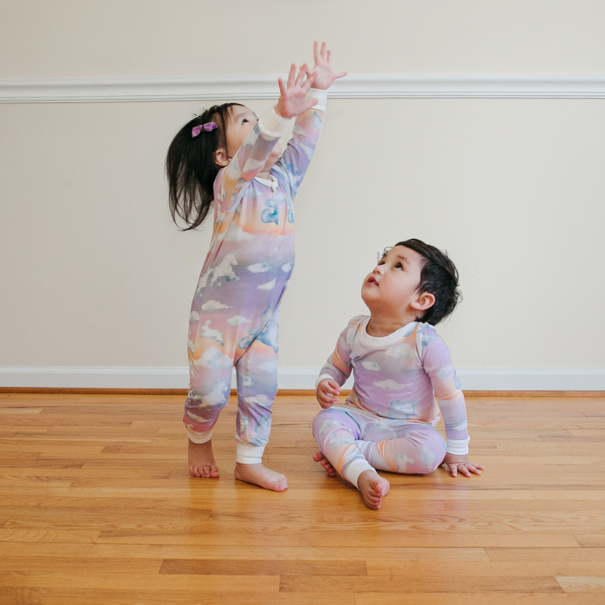 Parker Baby Zip Long John | Dreamy Ombre