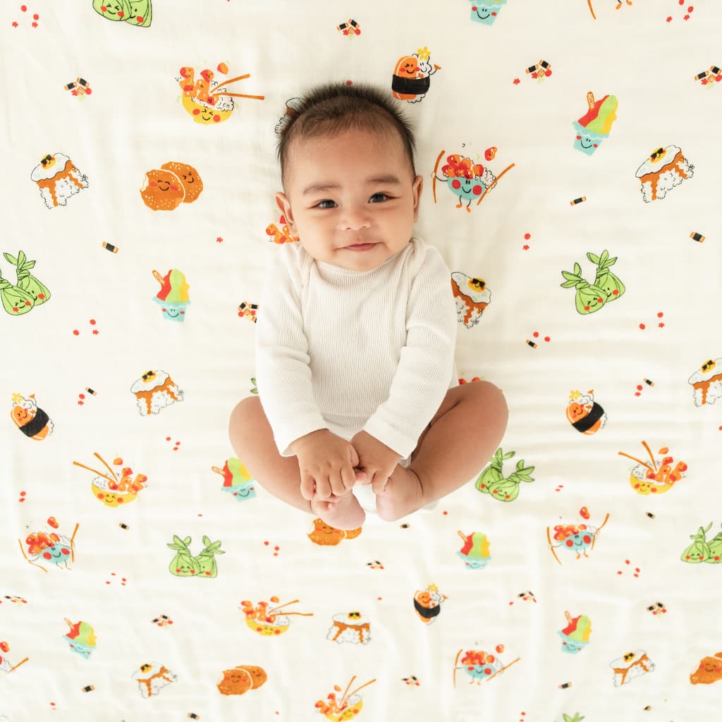 Island Mixed Plate Muslin Swaddle