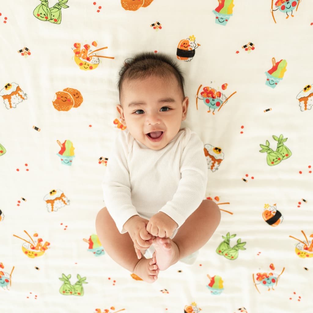 Island Mixed Plate Muslin Swaddle