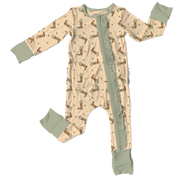 Indiana Bamboo Ruffle Convertible Footie (pre-order)