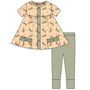 Indiana Bamboo Short Sleeve Tunic + Legging Set (pre-order)