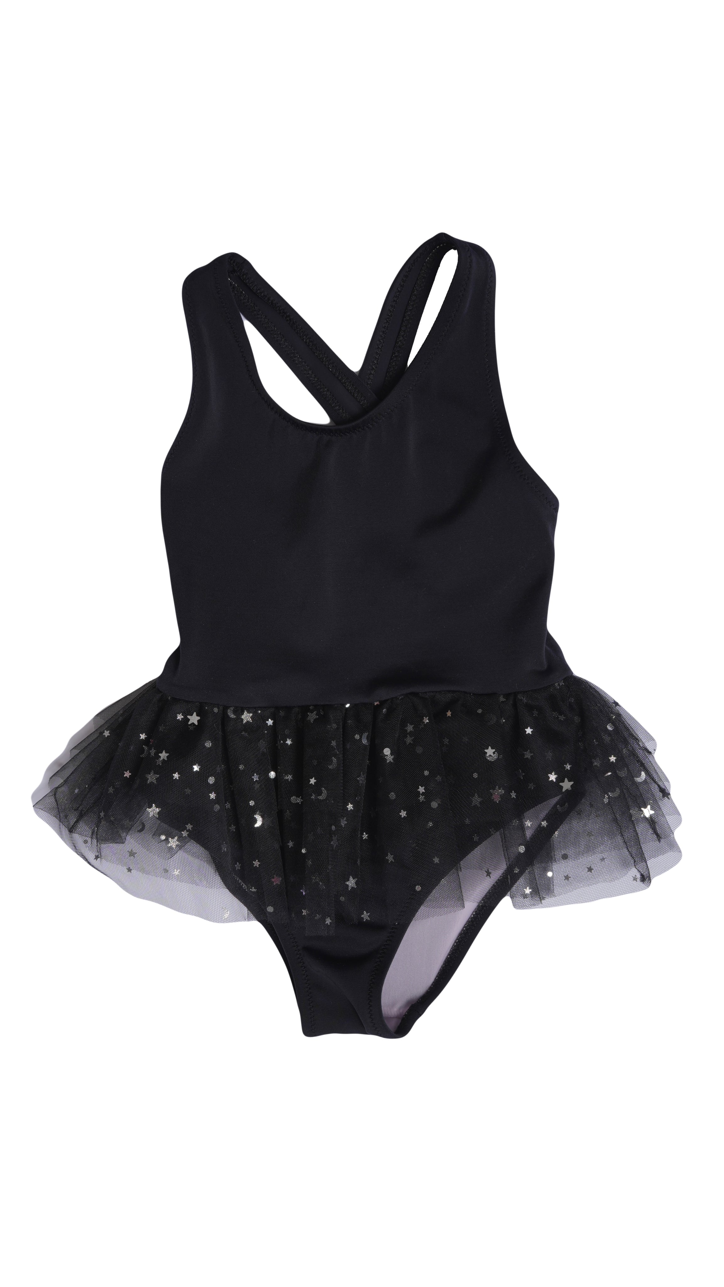 Isella Black  Swimsuit One Piece Tutu