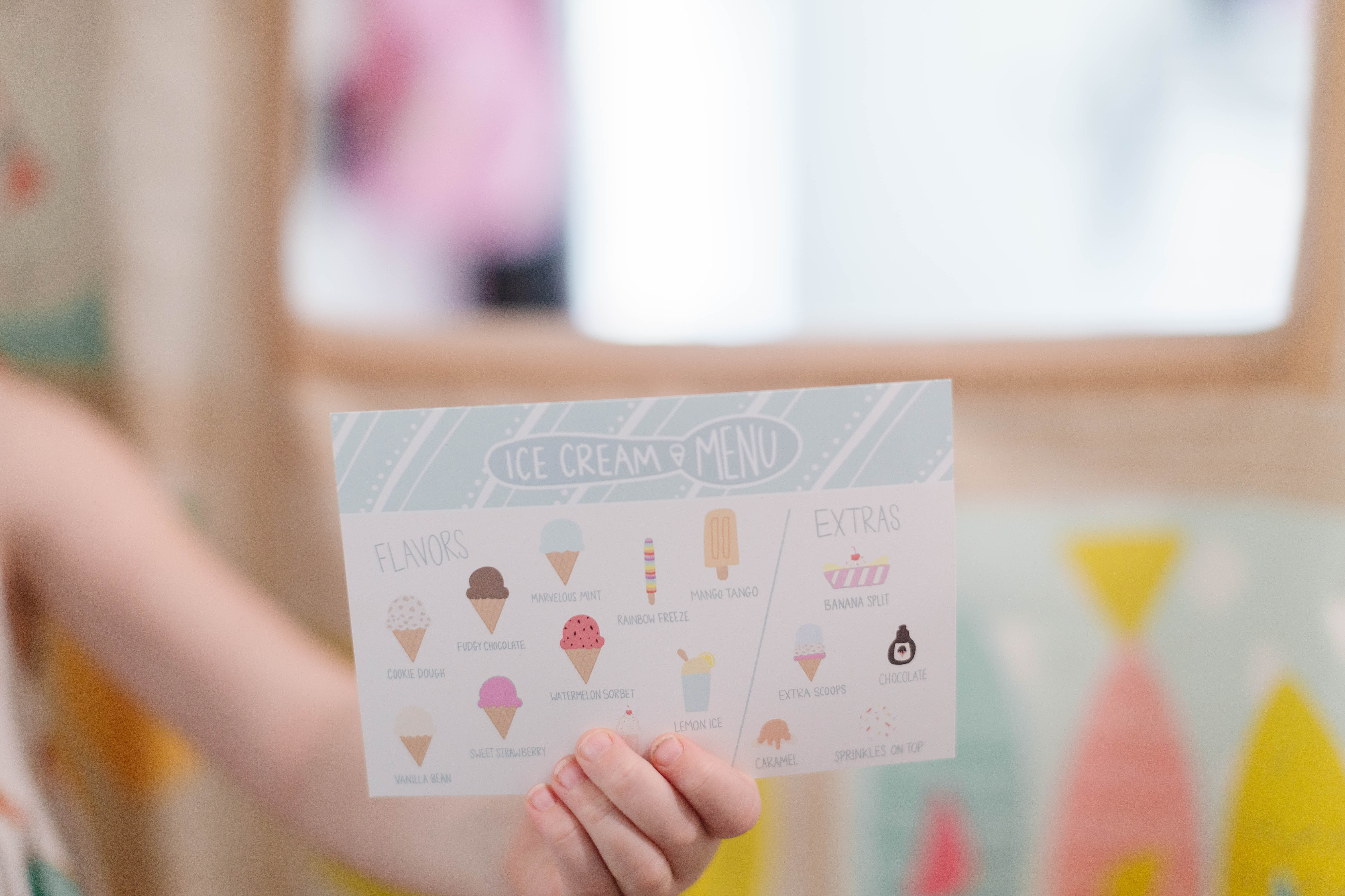 Ice Cream Shop Activity Set