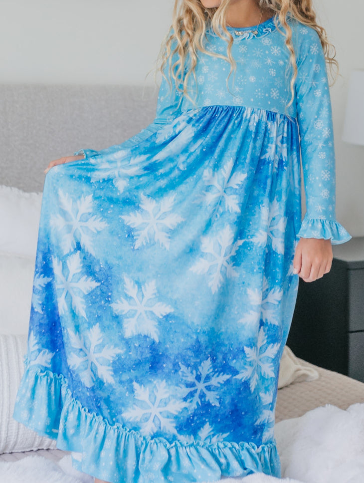 Snowflake Ice Princess Lounge Gown
