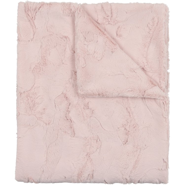 Peluche Icy Rose Double Sided Fur Blanket