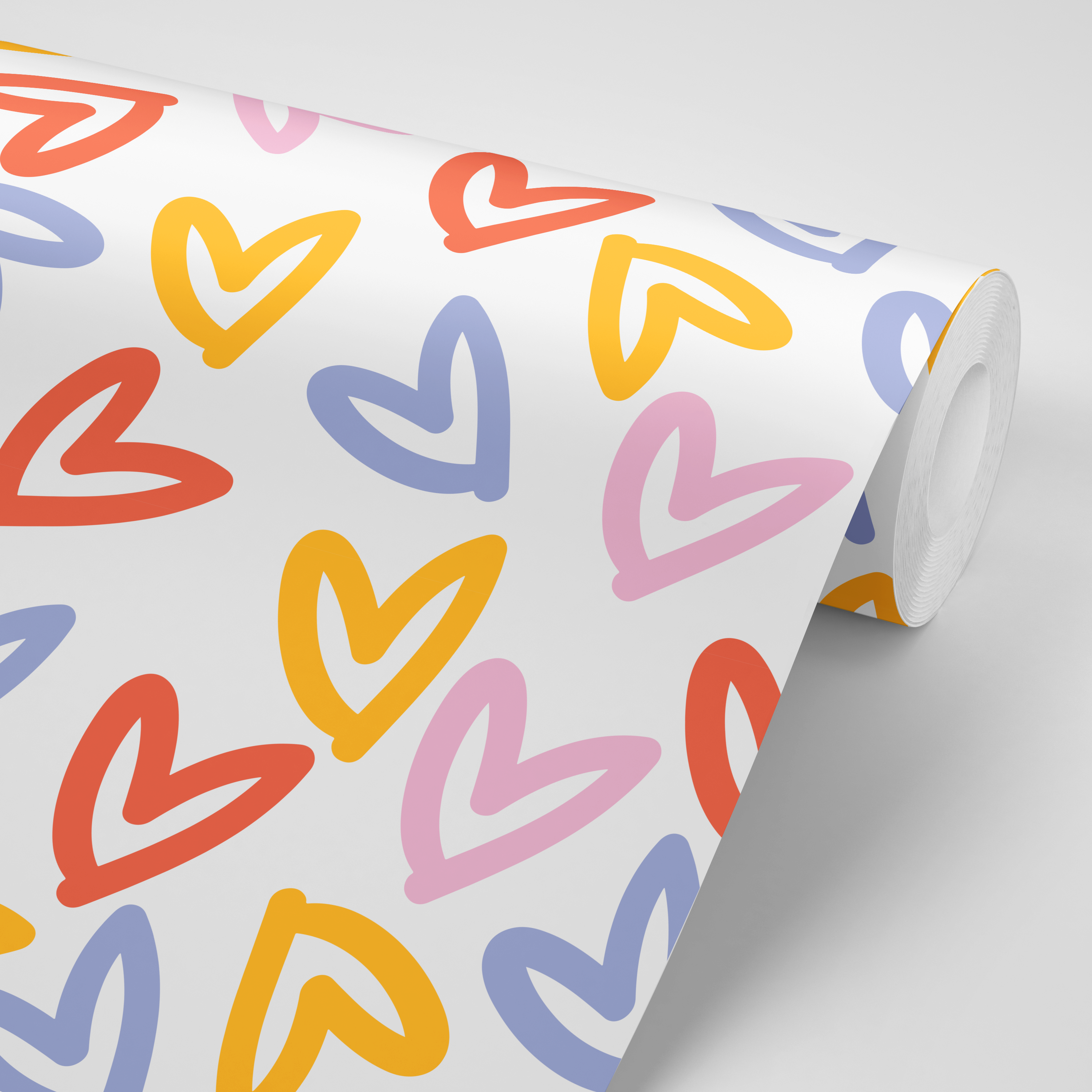 I Heart You Contact Paper  - Pack Of 3 Rolls (24x48" Each)