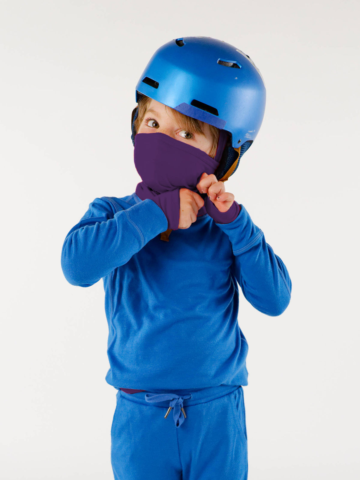 Merino Balaclava With Ponytail Hole – All Ages