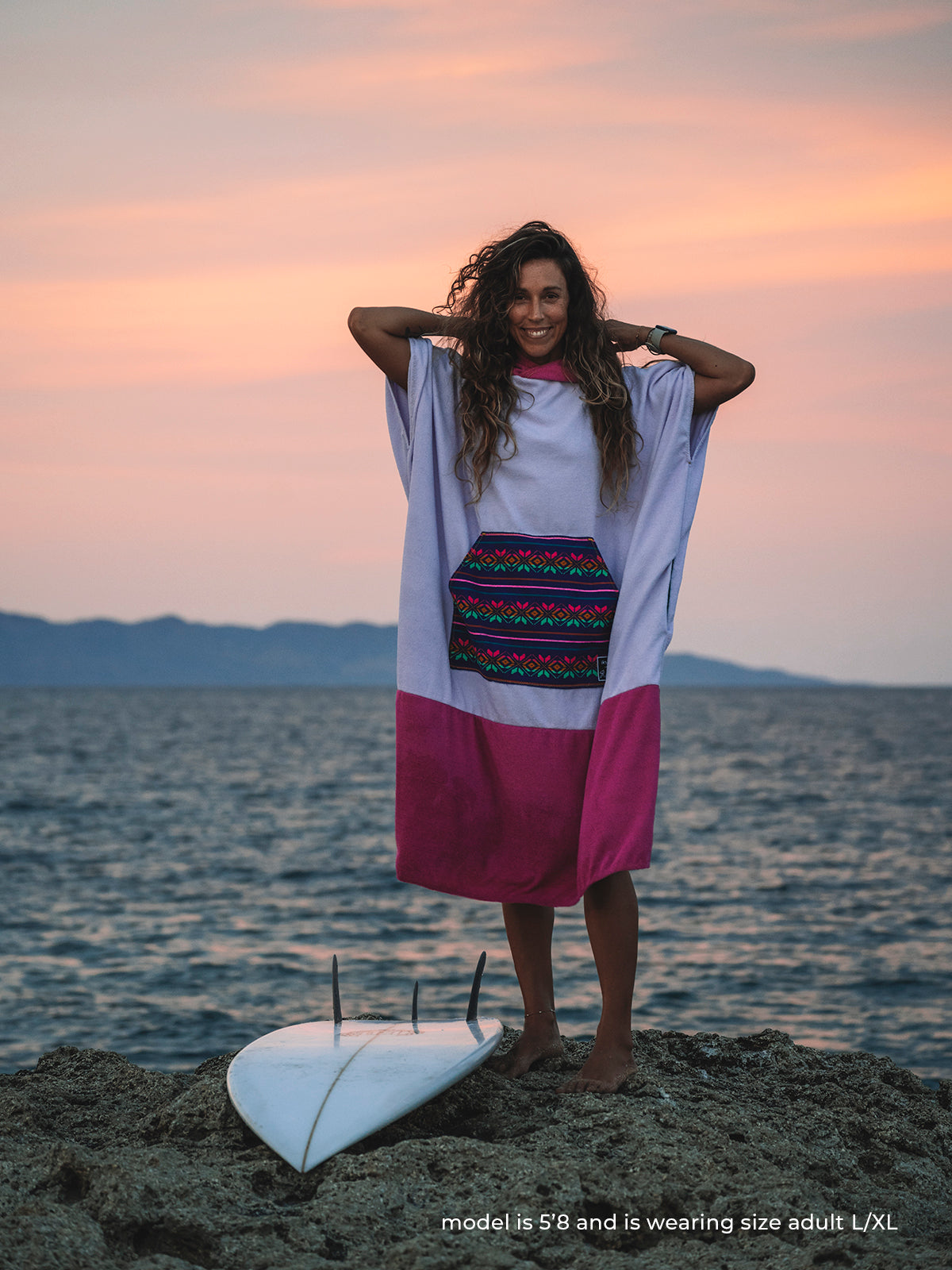 X Surreal Towel Poncho: Unisex