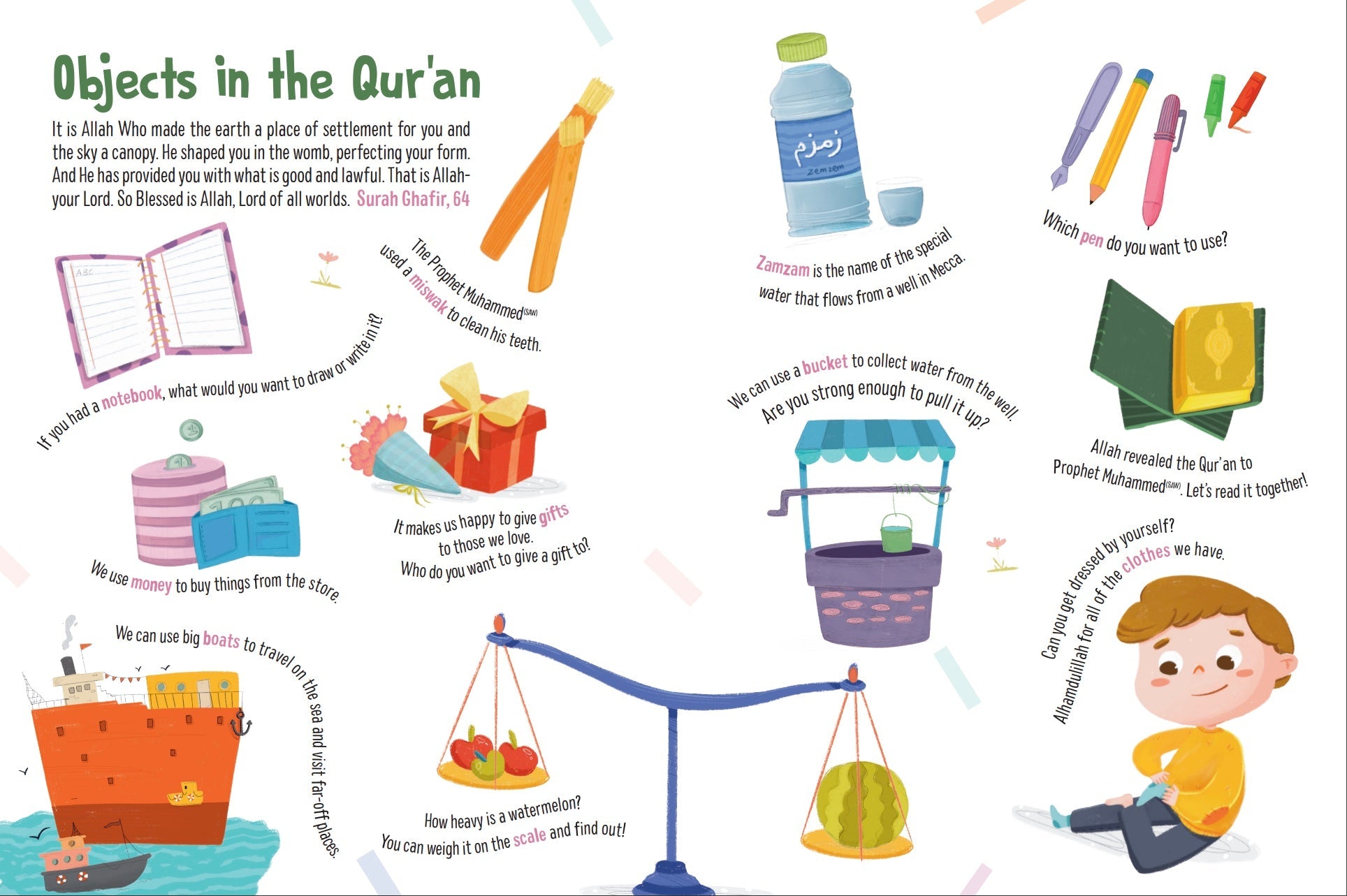 First Words From The Quran | Children's Islamic Board Book