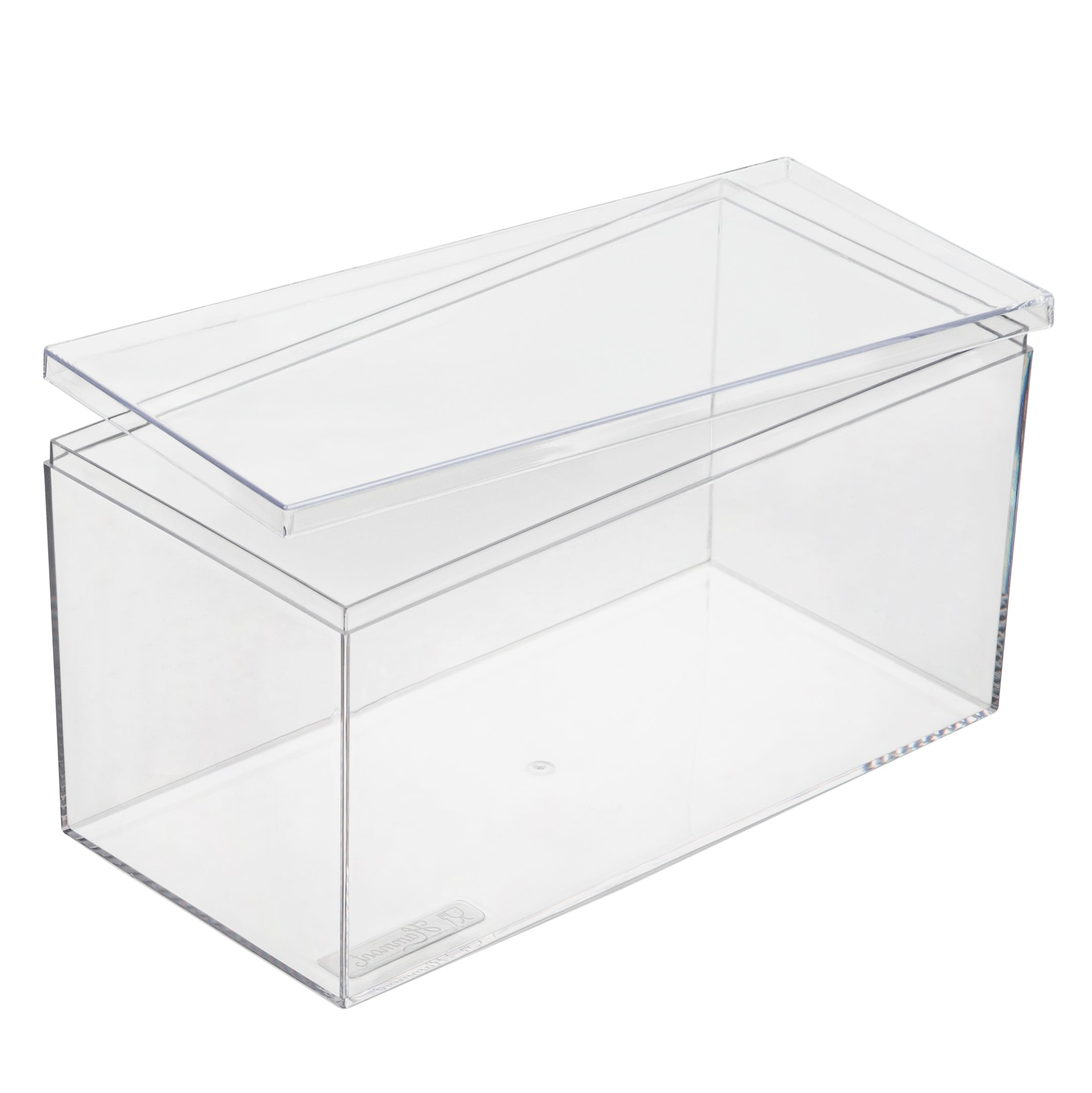 Clear Acrylic Boxes 8"x4"x4" 6 Pack