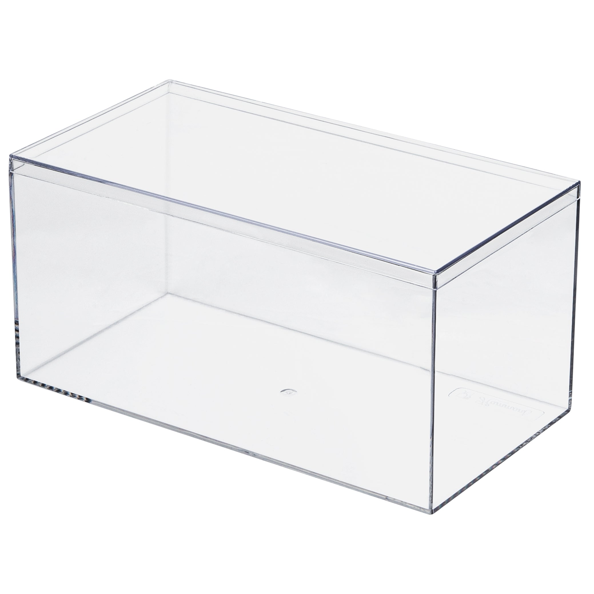 Hammont Clear Acrylic Boxes 8"x4"x4" 6 Pack