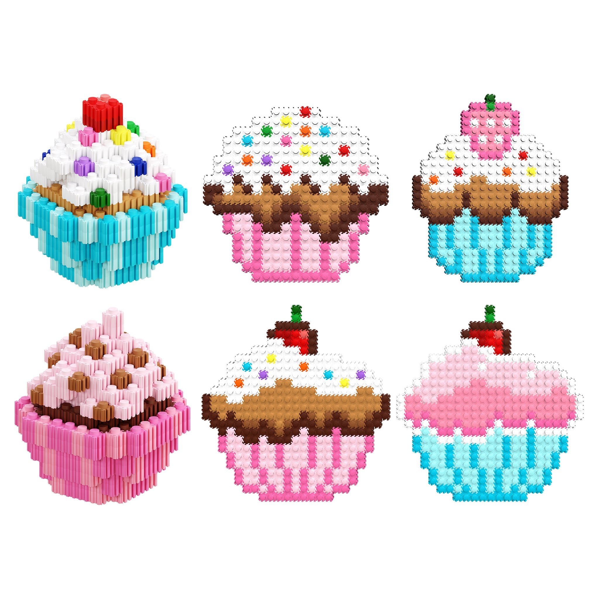 Food Bottle – Cupcakes Set