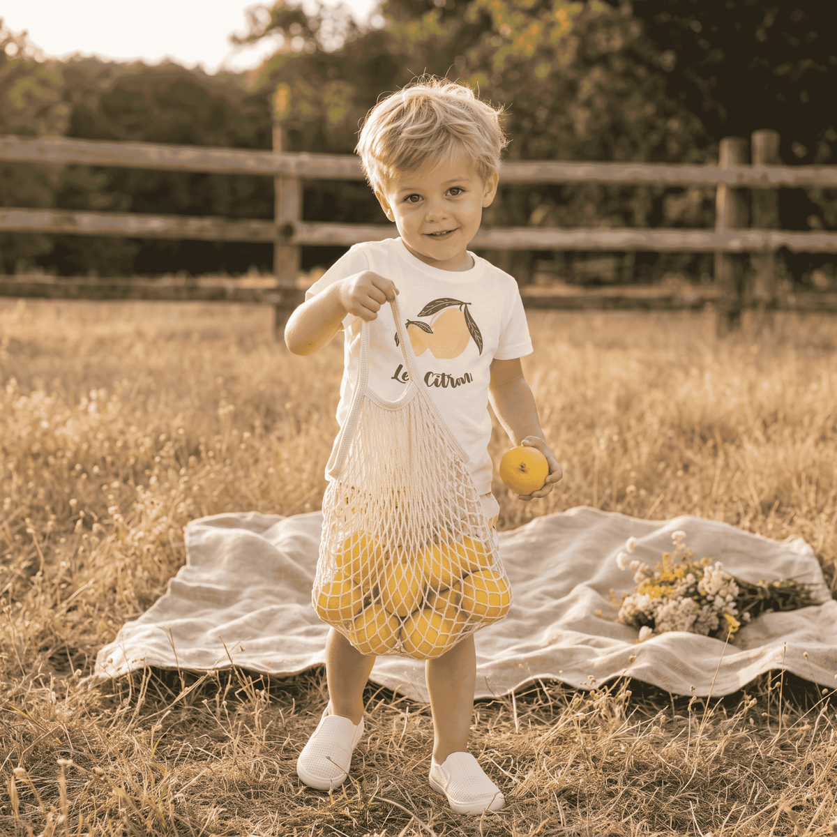 Organic Crew Neck Tee - Le Citron