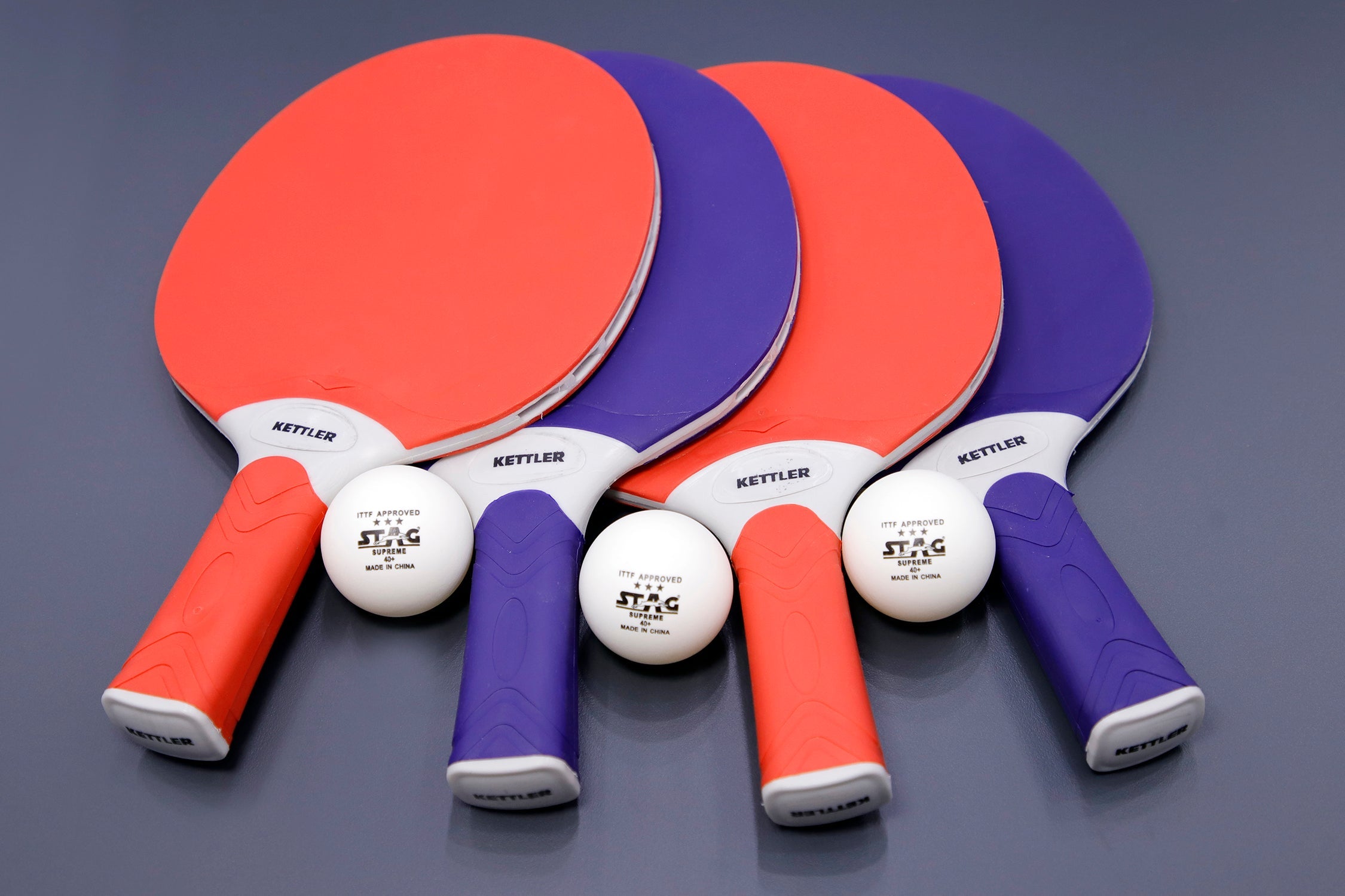 Outdoor 10 Table Tennis Table 4-Player Bundle