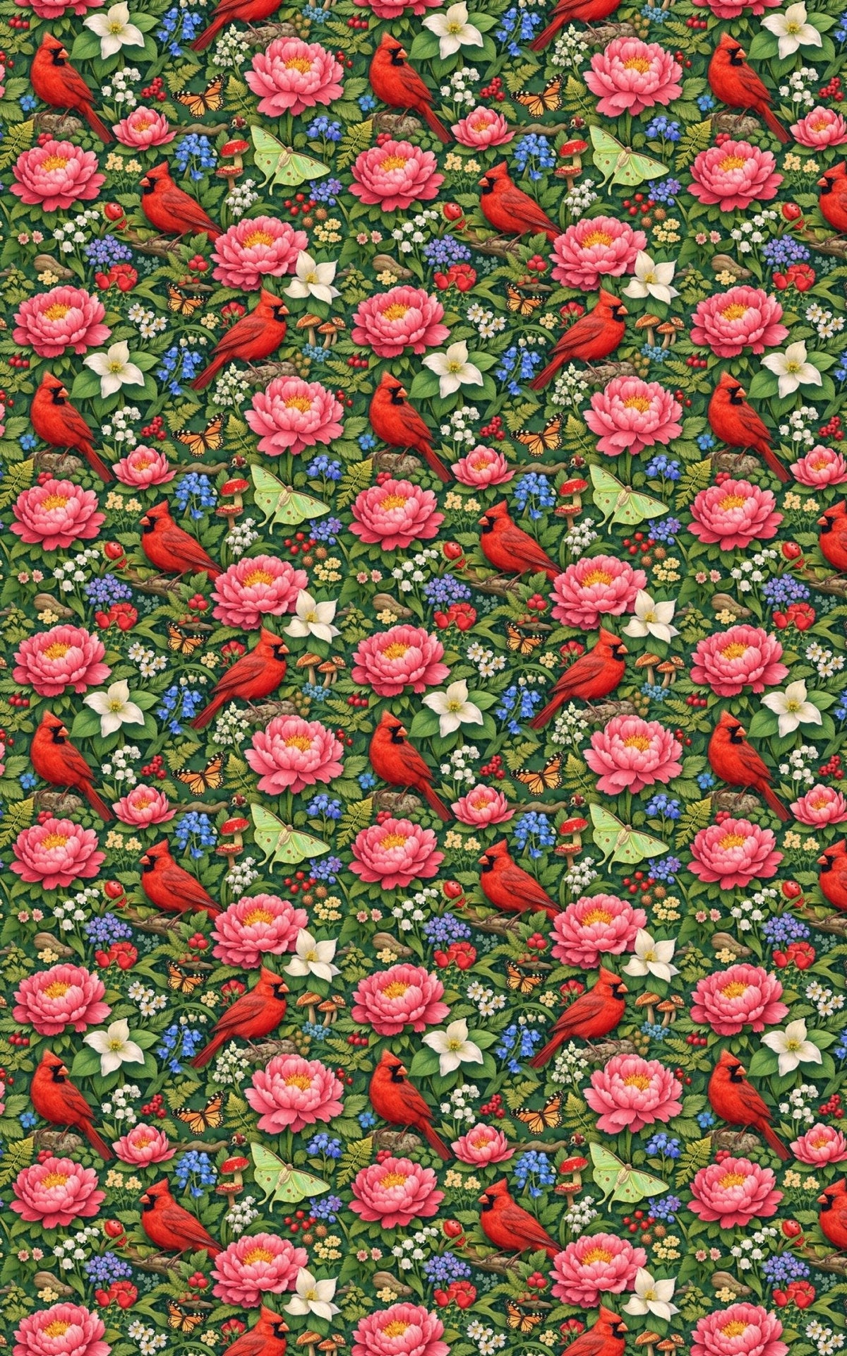 Indiana Flora & Fauna Wrapping Paper
