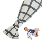 Indigo Windowpane Swaddle Ii