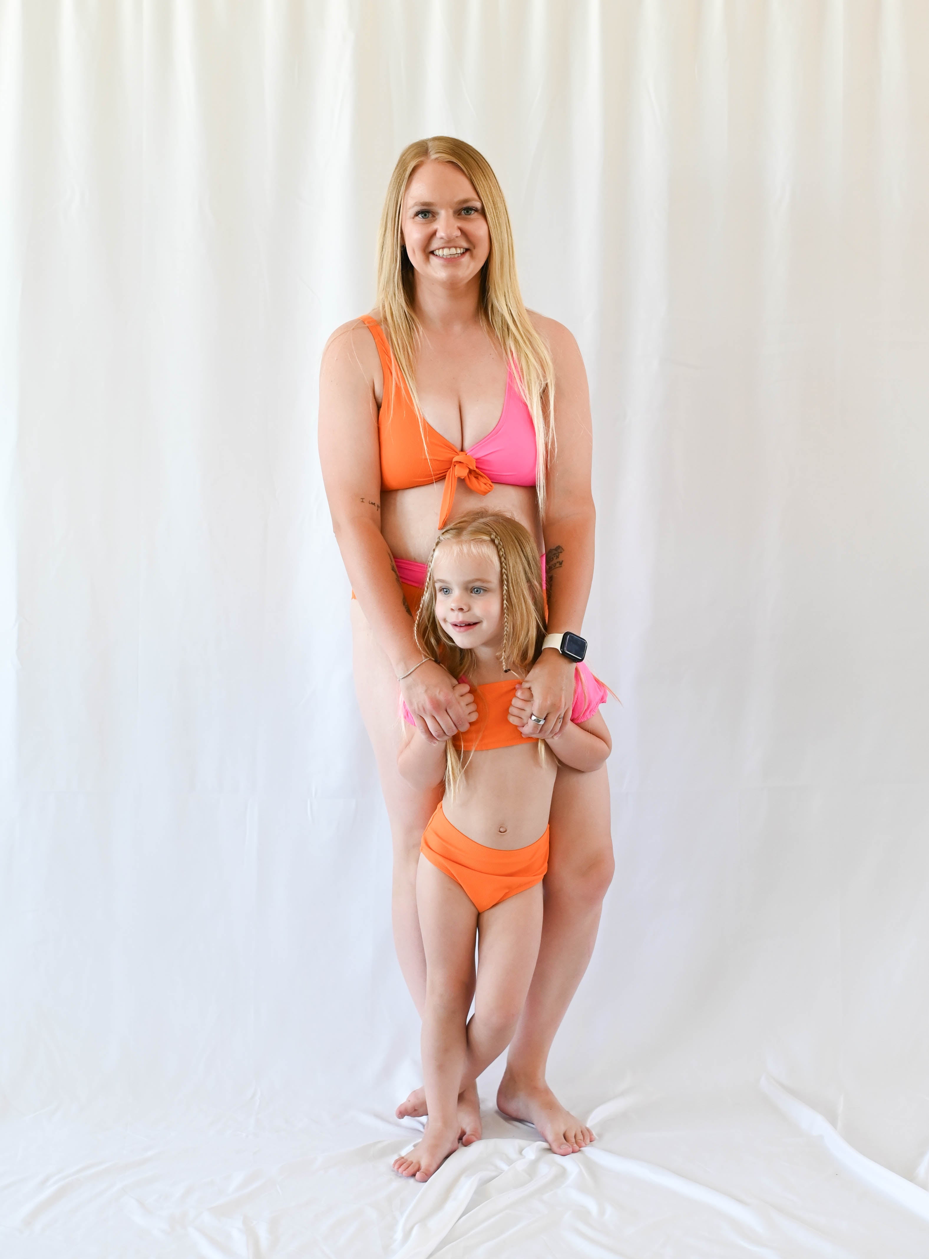Girl's Sleeved Bikini | Citrus Pop