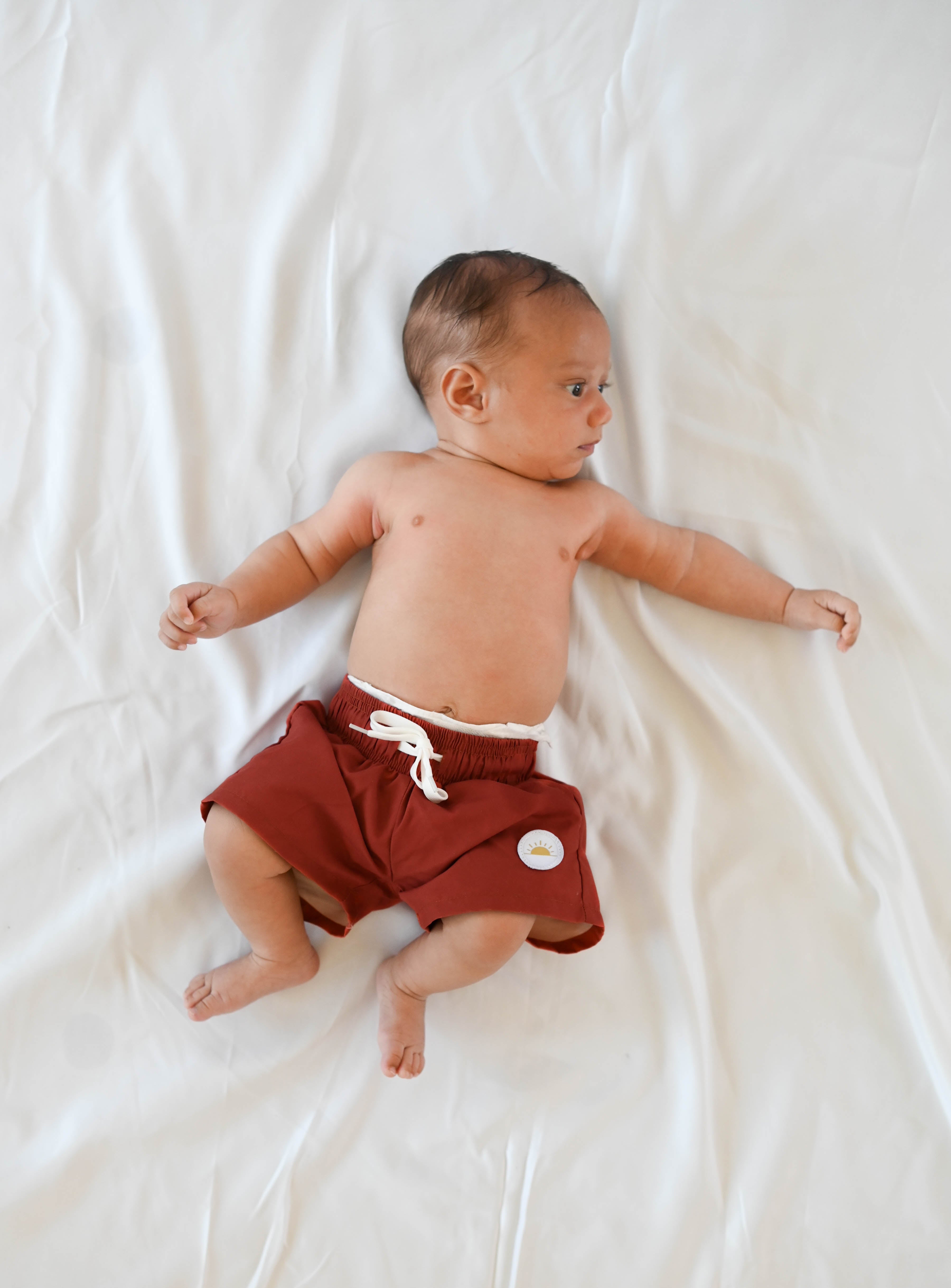 Boy's Boardshort | Cherry Red