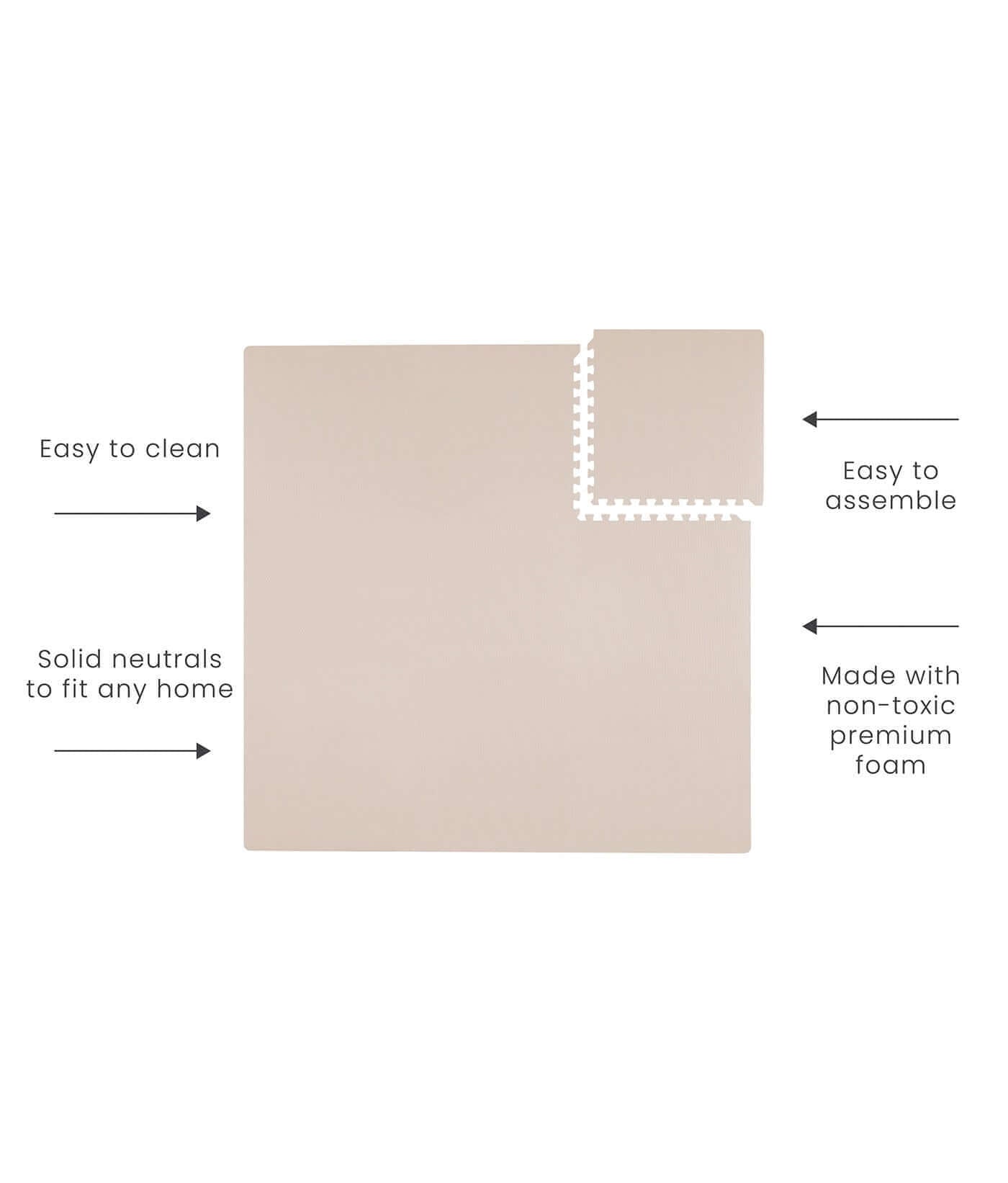 Classic Foam Playmats | Blush