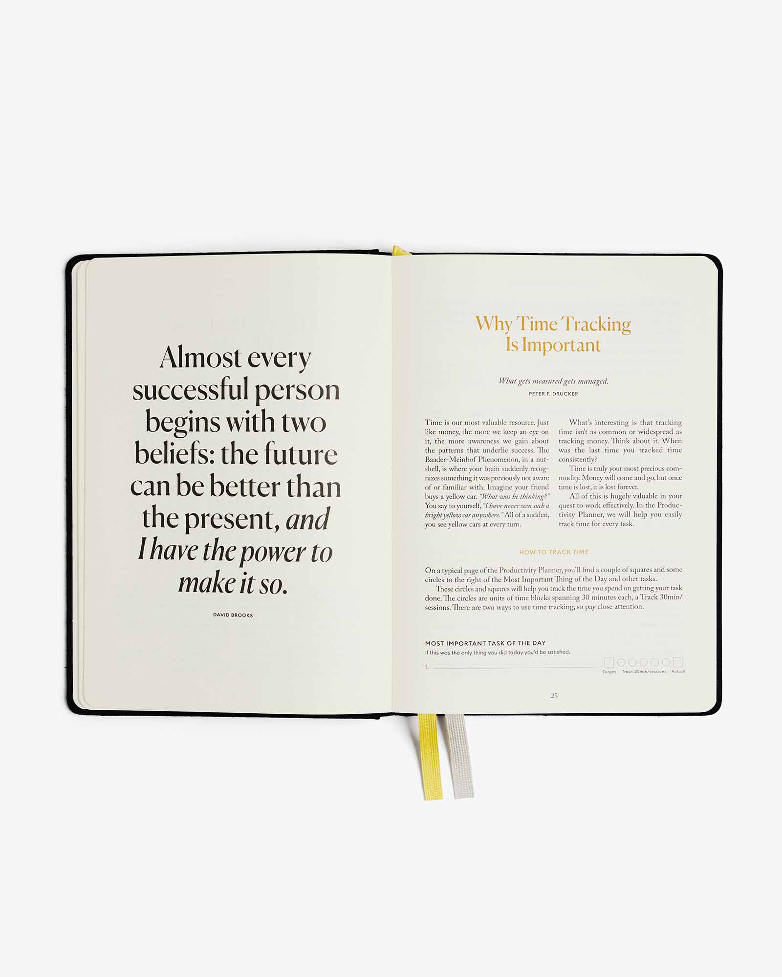 Productivity Planner by Intelligent Change, journal for entrepreneurs to beat procrastination and get more done in less time