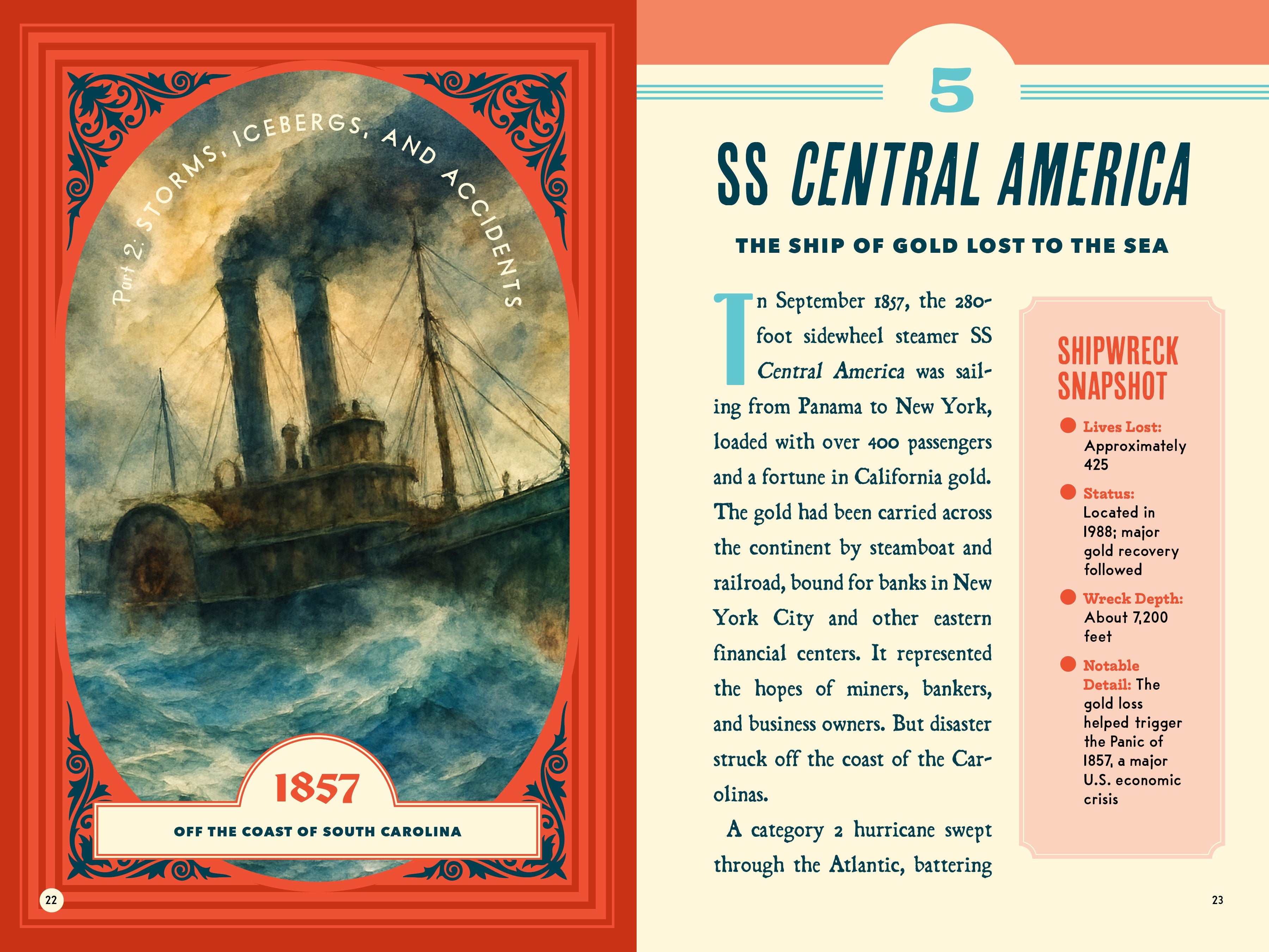 Lost At Sea: 16 Famous Shipwrecks From American History