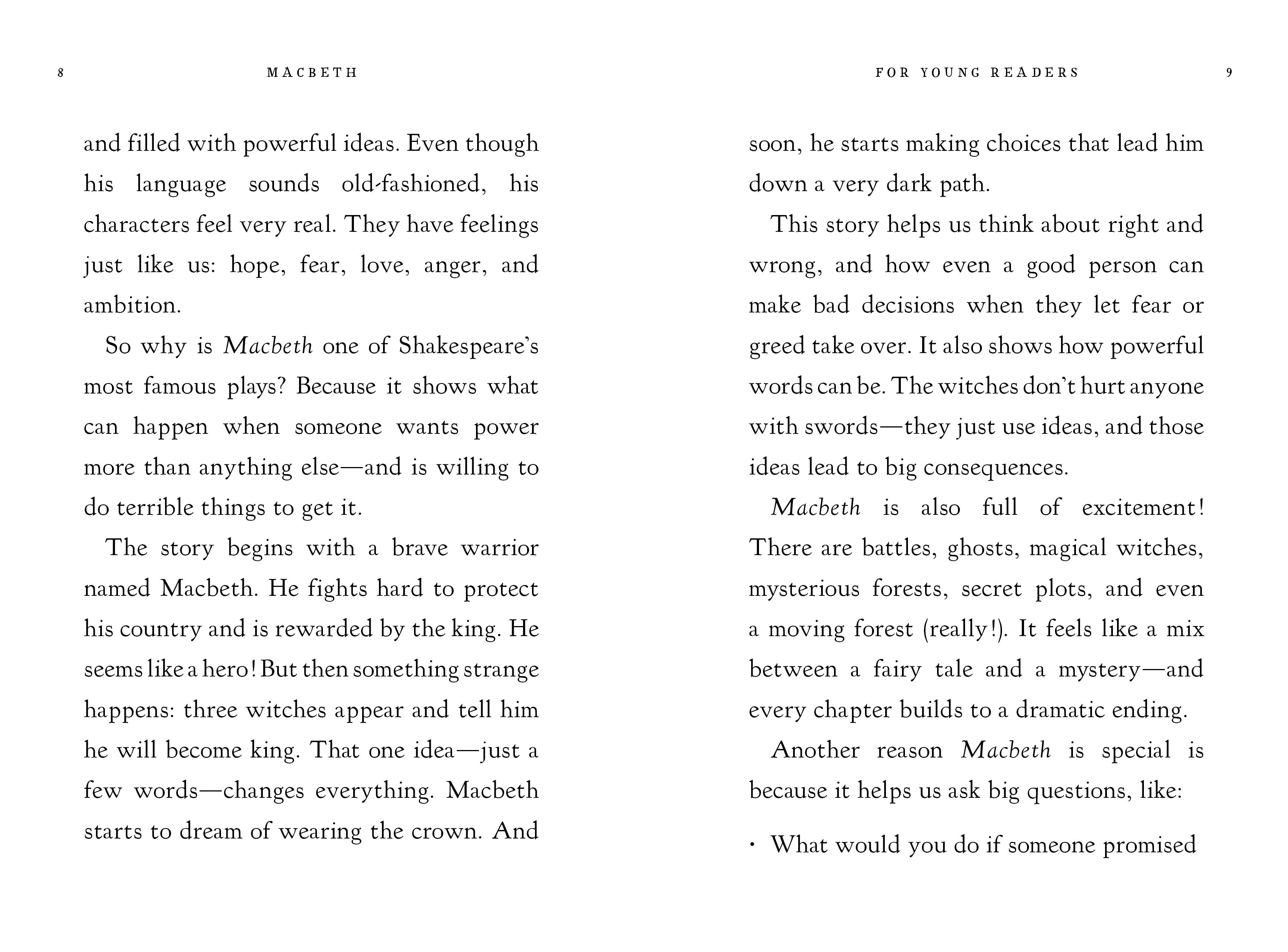 Macbeth For Young Readers