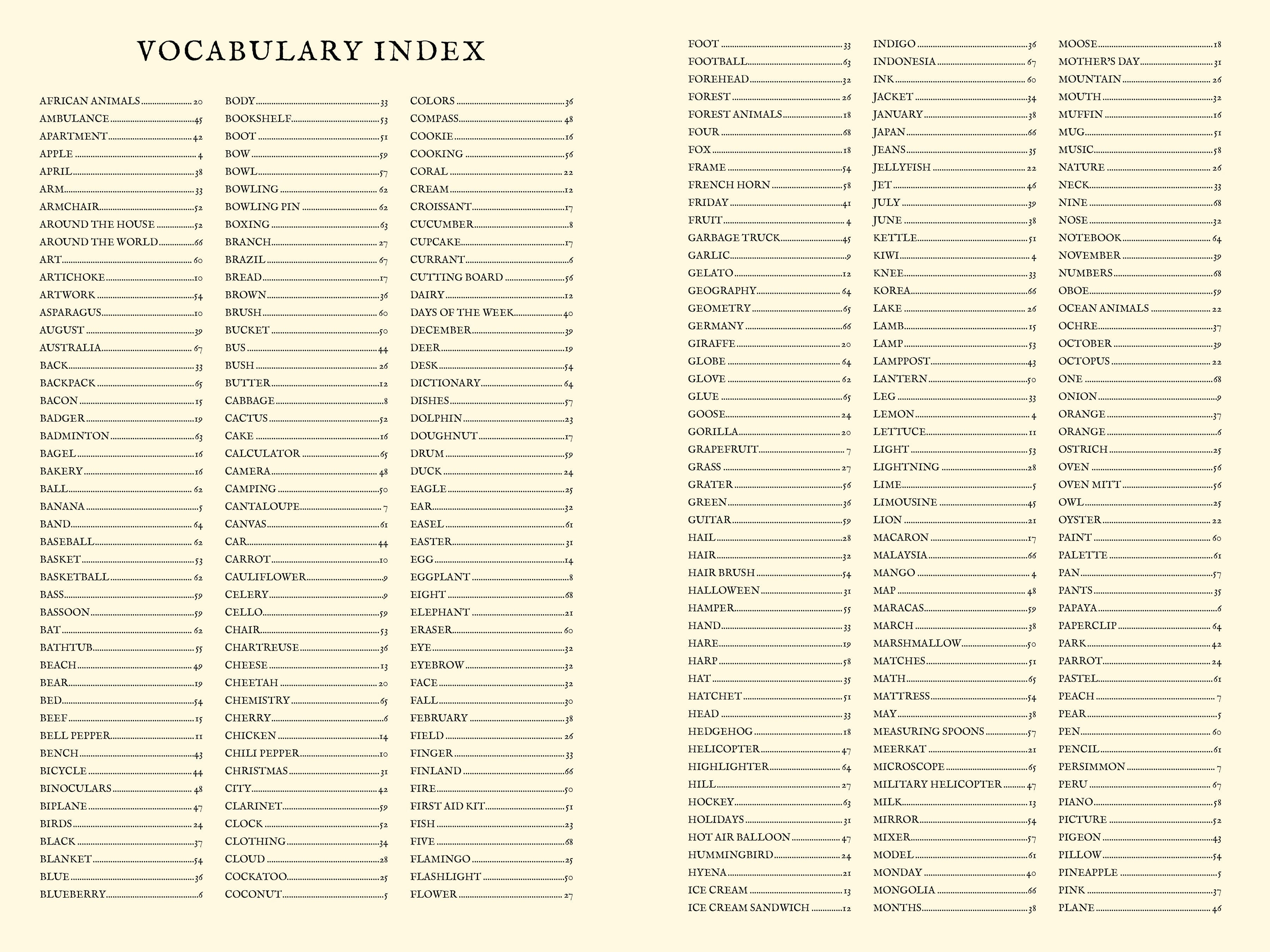 My First 400 Spanish Words
