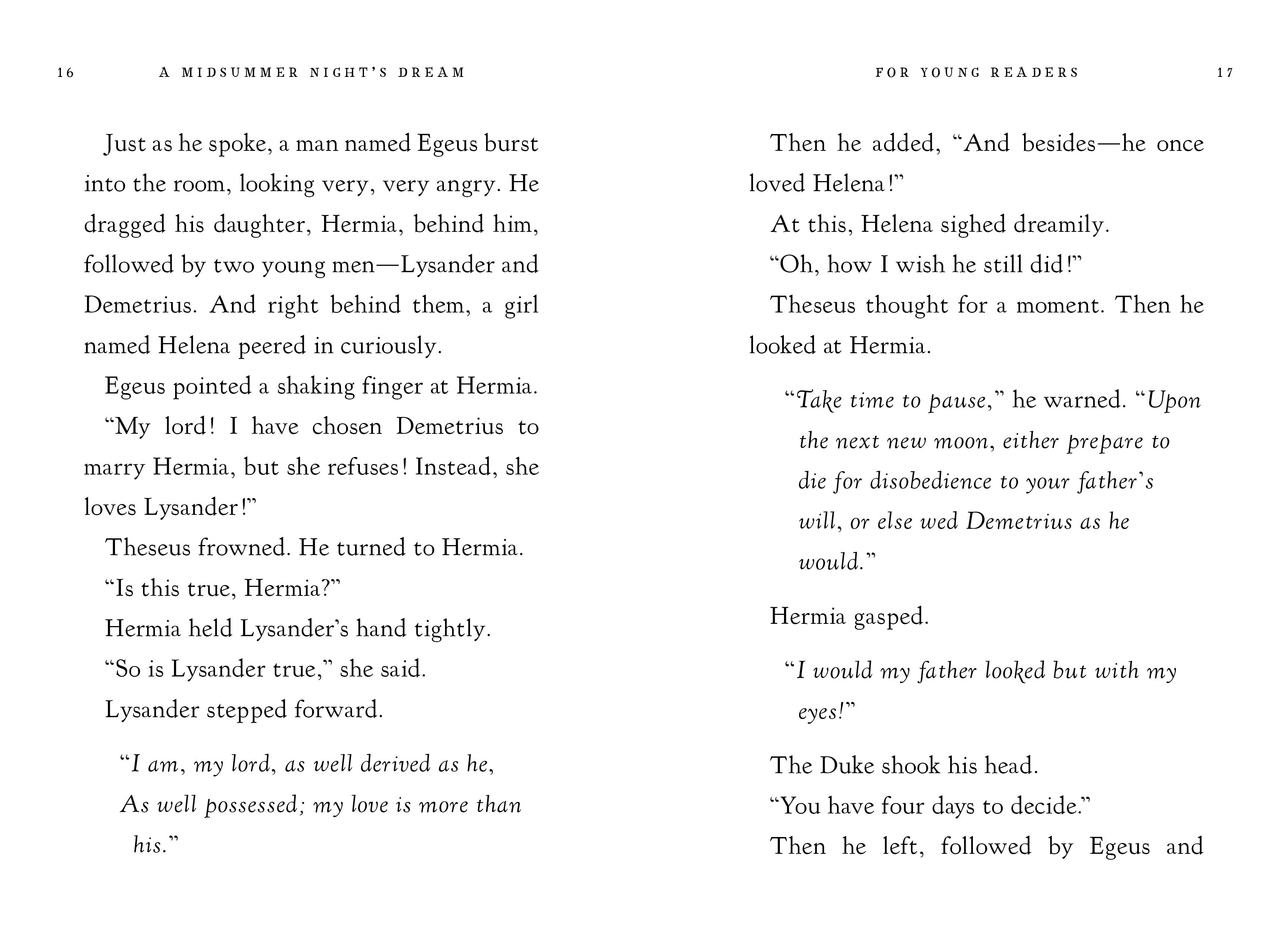 A Midsummer Night's Dream For Young Readers