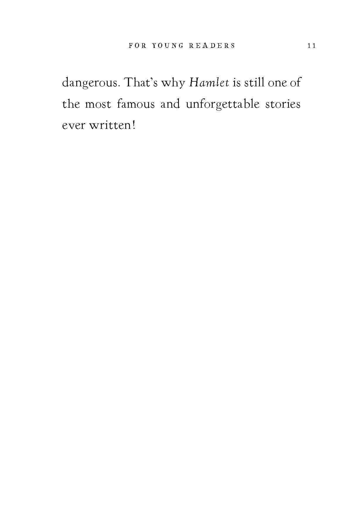 Hamlet For Young Readers