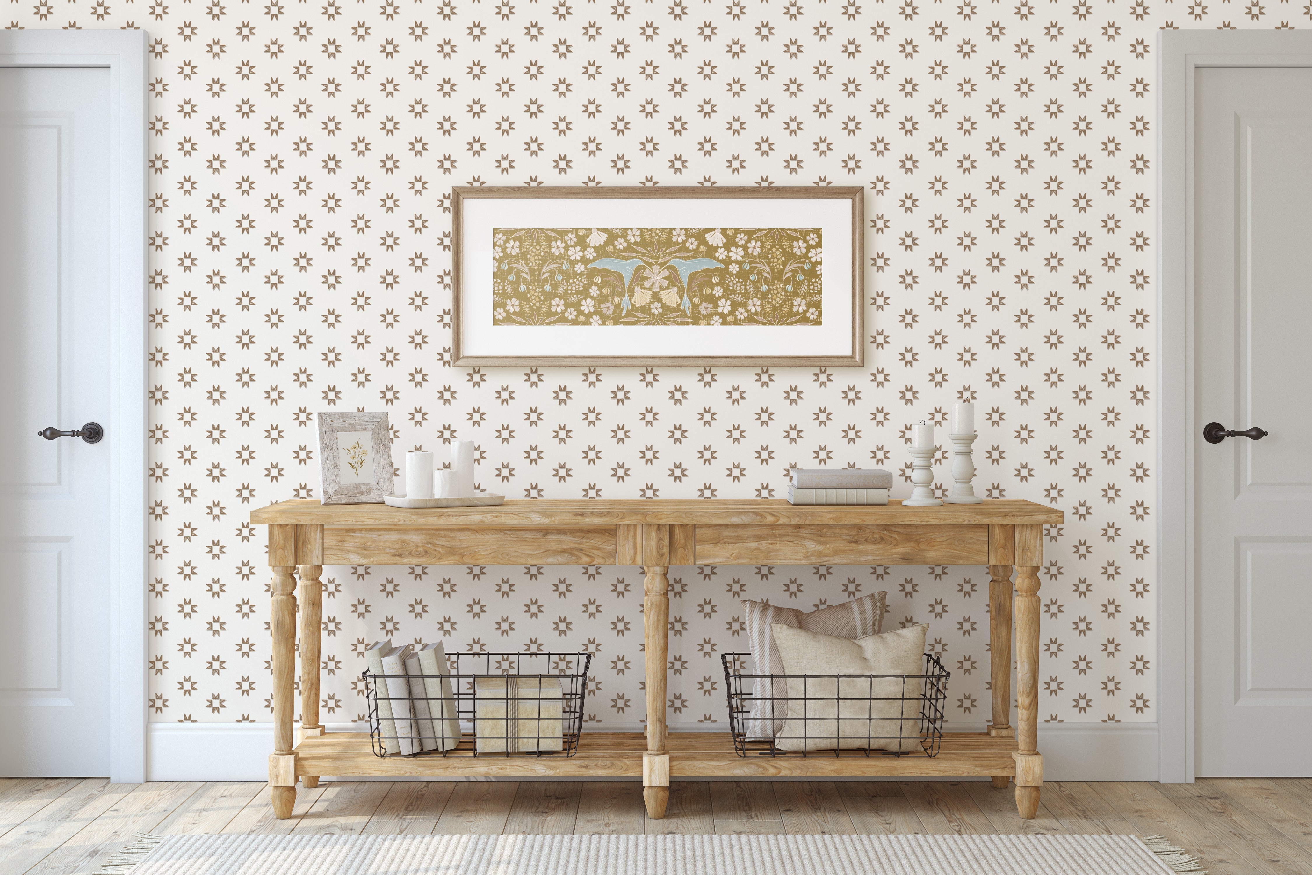 Iris Wallpaper By Melissa Johnson Design