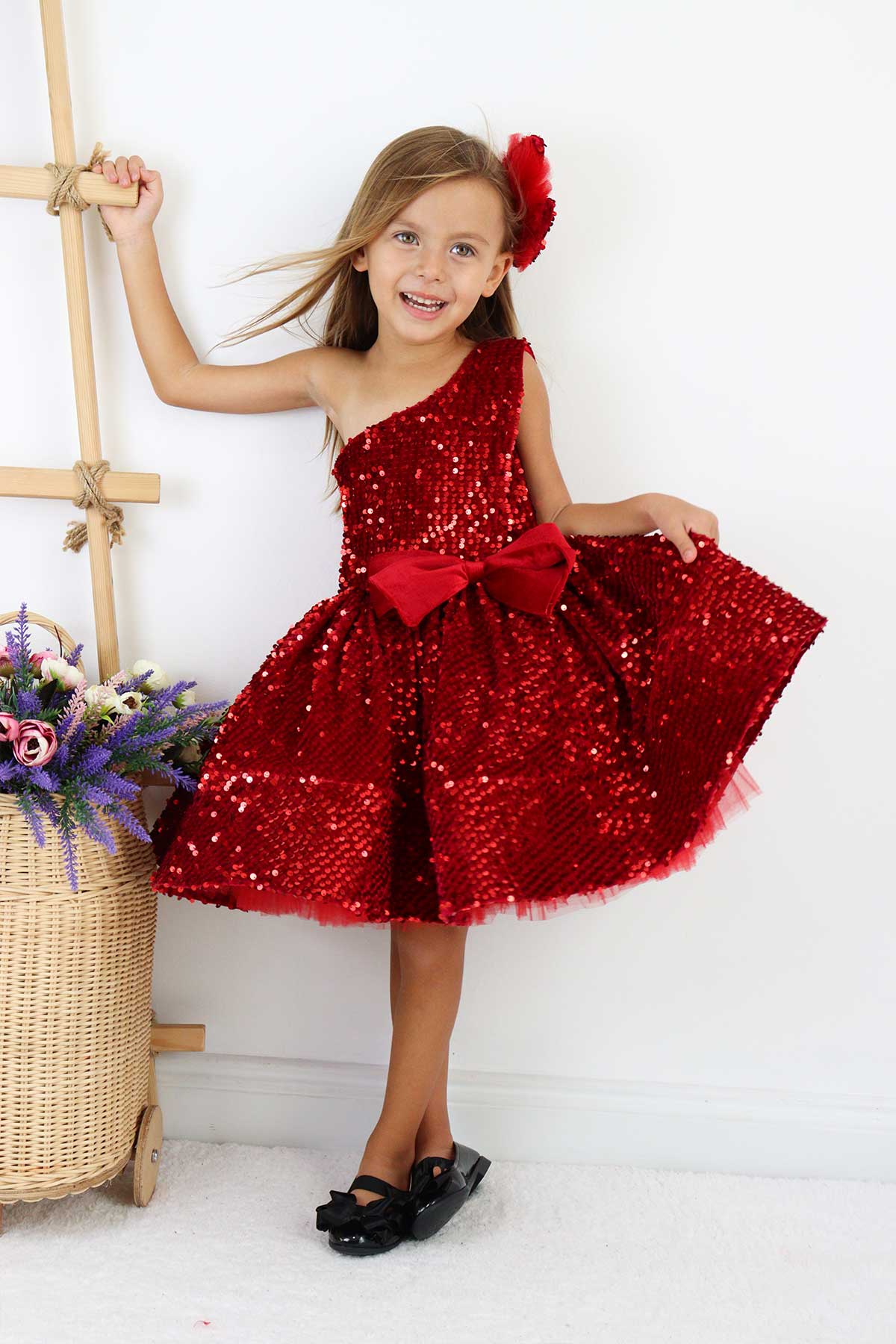 Isabella Red Party Dress