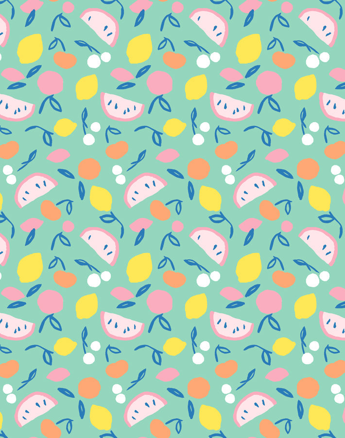 'island Fruits' Wallpaper By Tea Collection - Caribbean