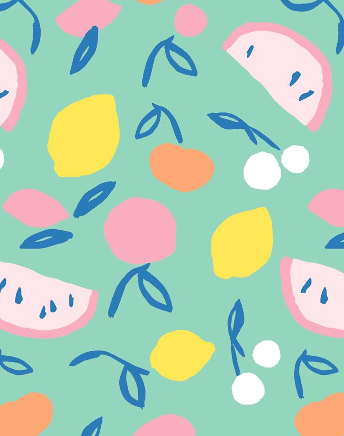 'island Fruits' Wallpaper By Tea Collection - Caribbean