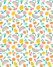 'island Fruits' Wallpaper By Tea Collection - Melon Green