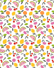 'island Fruits' Wallpaper By Tea Collection - Raspberry Lime
