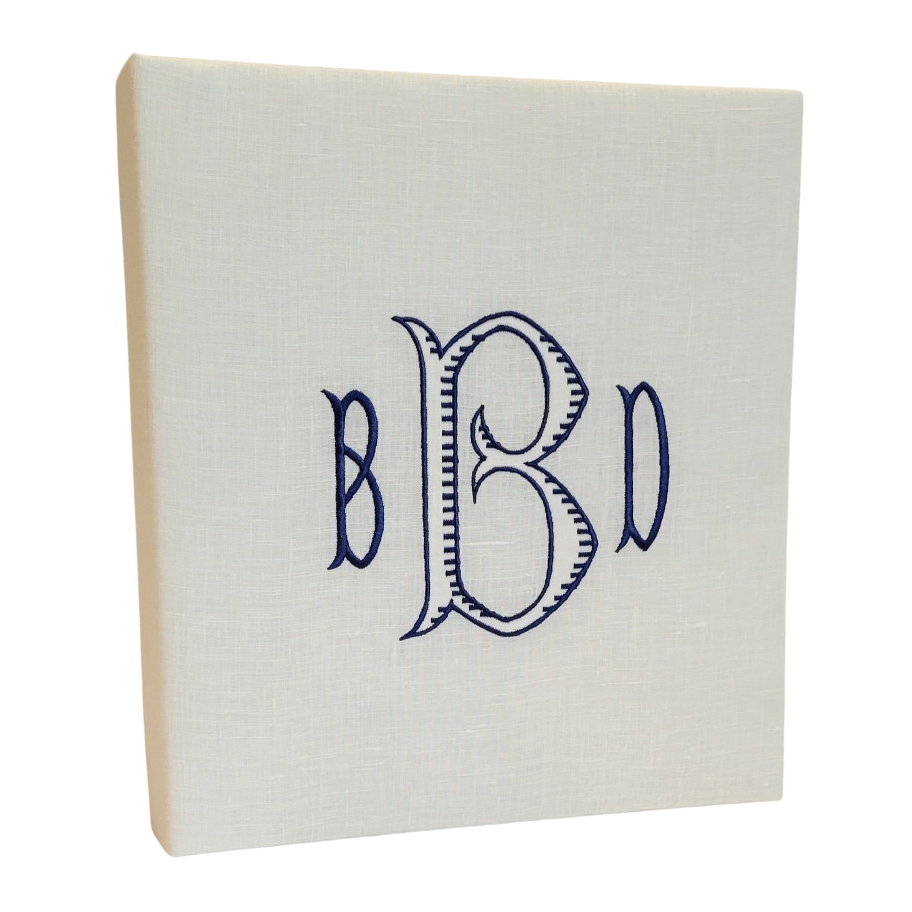 Baby Memory Book - Ivory Linen (w/o Bow)