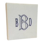 Baby Memory Book - Ivory Linen (w/o Bow)