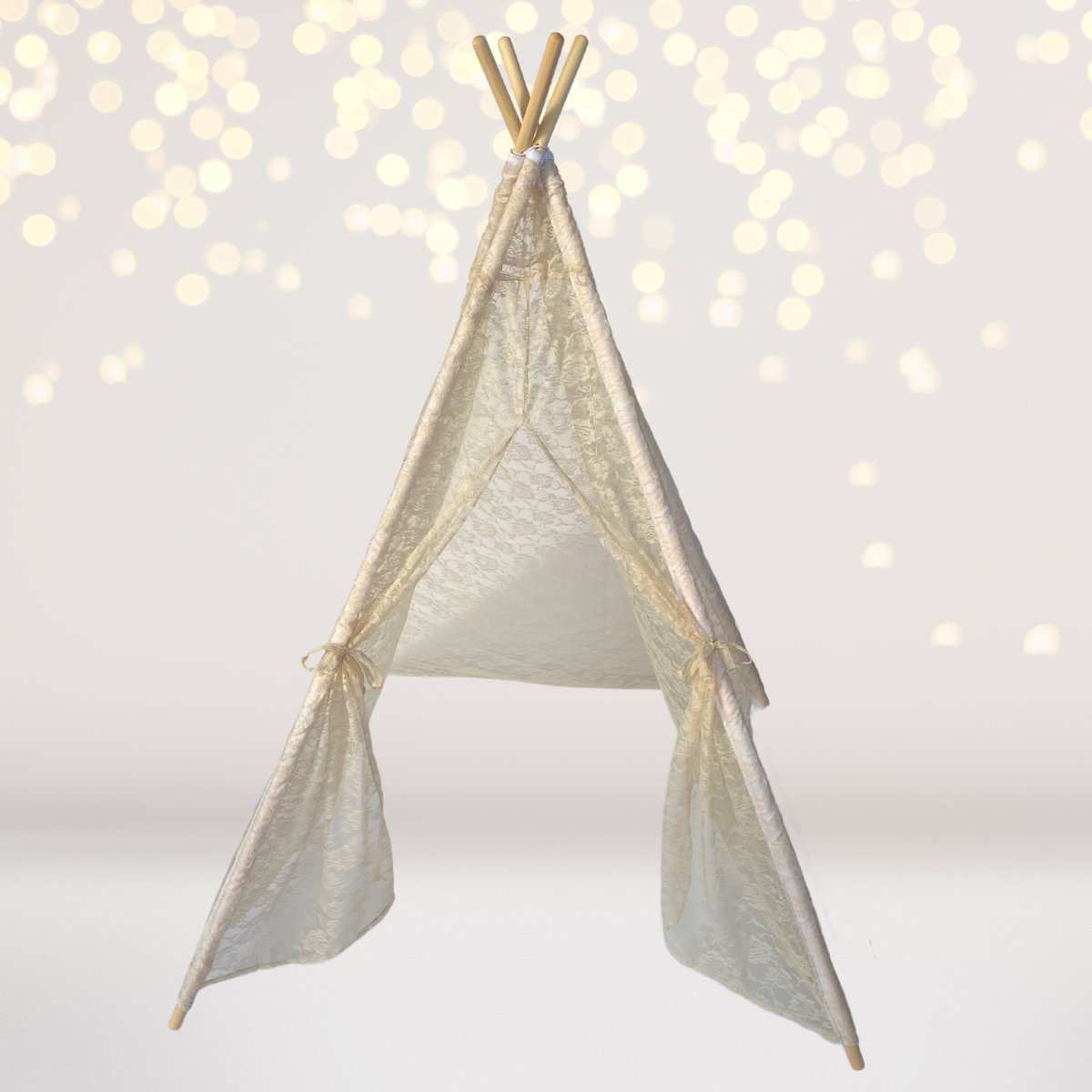 Dainty Lace Kids Teepee Tent, Children's Lace Tent