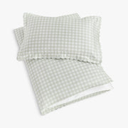 Picnic Gingham Toddler Duvet - Green
