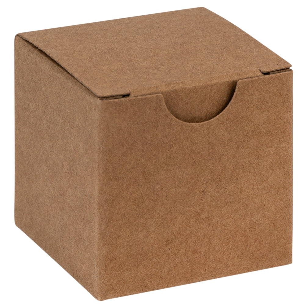 Kraft Paper Gift Boxes 48 Pack 2x2x2