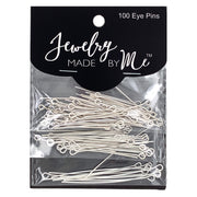 Silver Eye Pins 100pc Assortment
