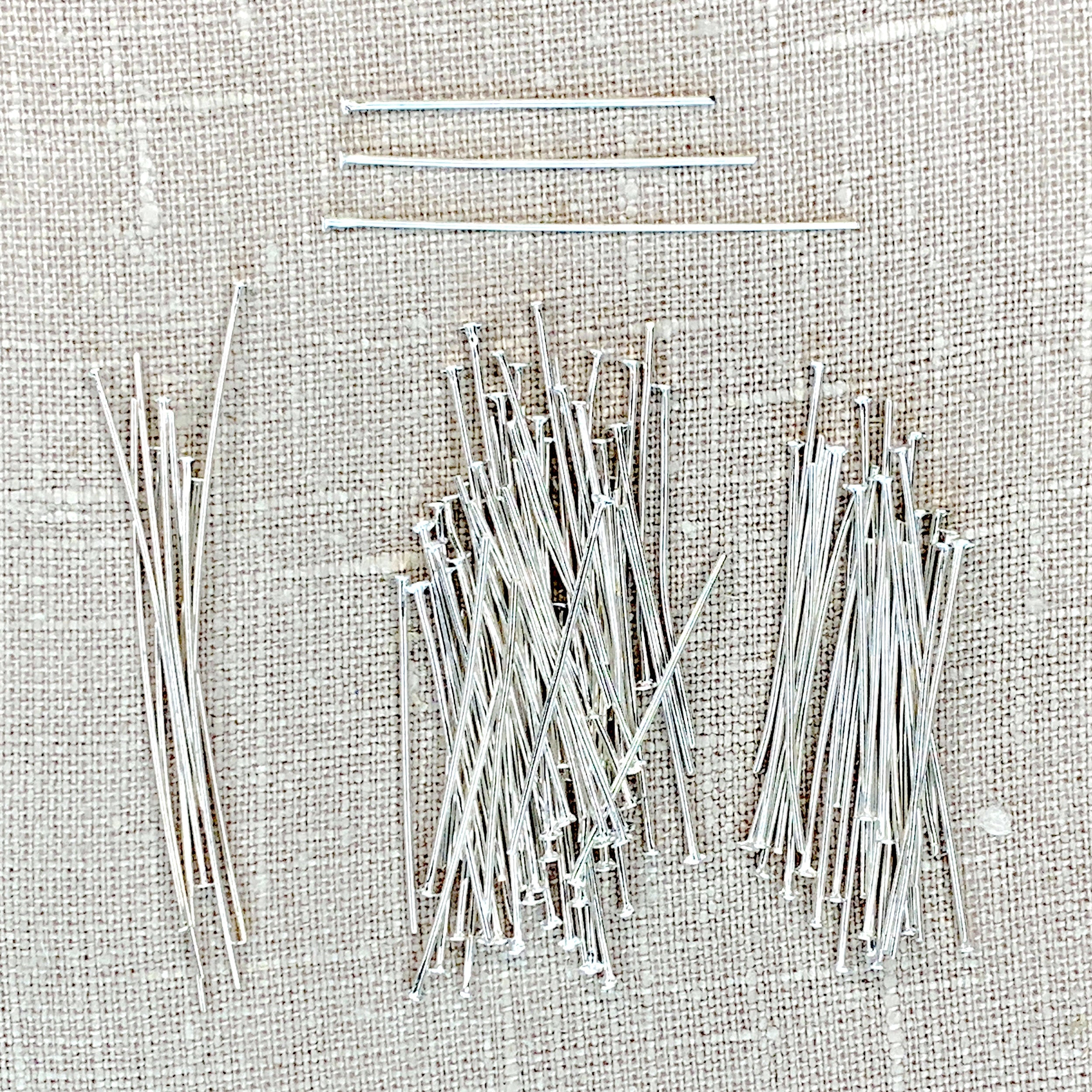 Silver Eye Pins 100pc Assortment