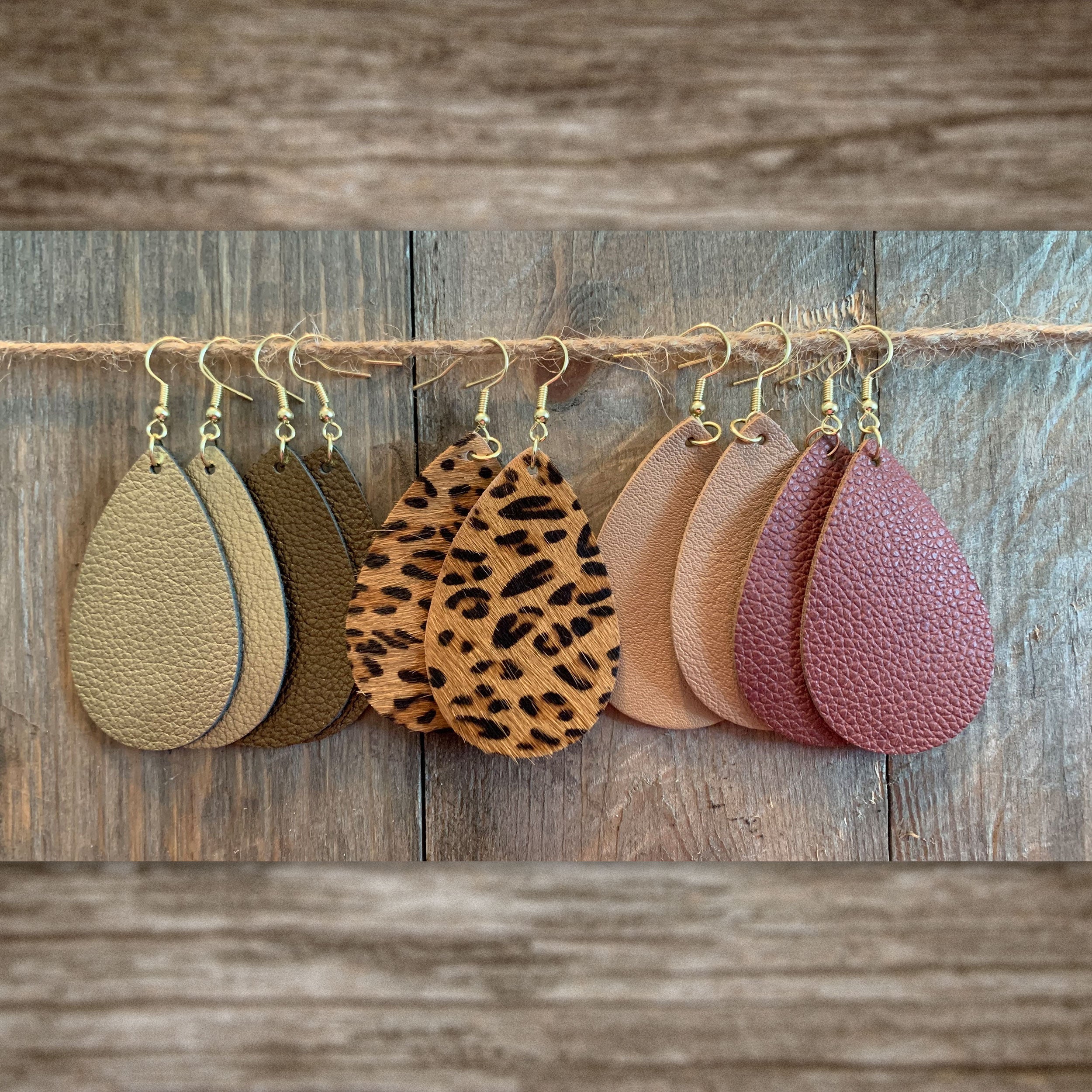 Leather Earring Diy Kit