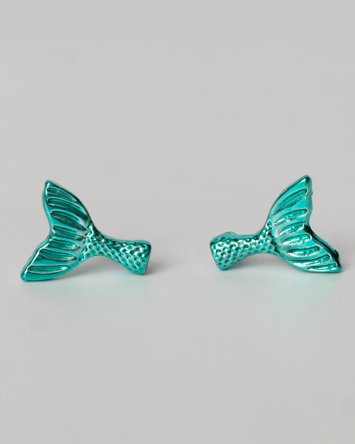 Beachy Turquoise Starfish And Mermaid Tail Ocean Stud Set Coastal Cowgirl
